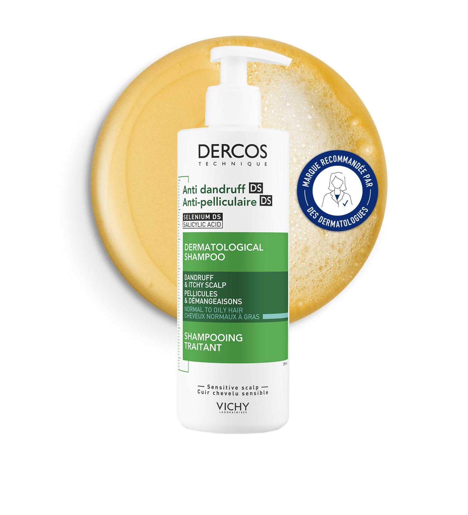 Vichy Dercos Anti-dandruff shampoo Advanced action Normal to oily hair 390 ml - Buy Online on GoSupps.com