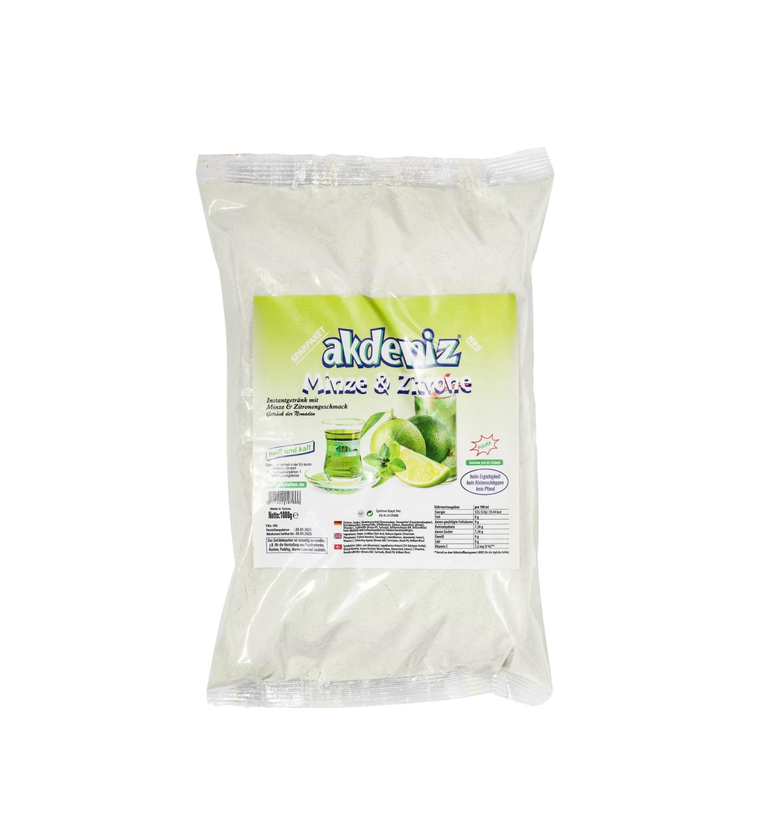 Akdeniz Turkish Instant Drink with Mint Lemon