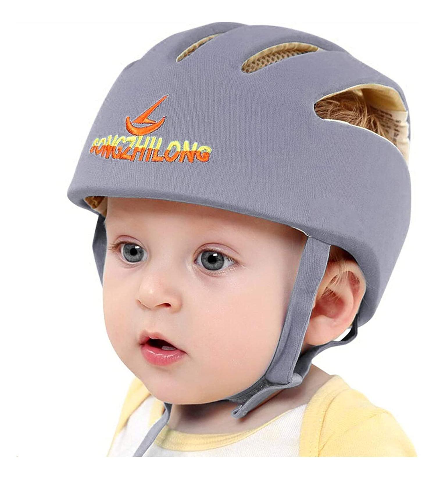 IULONEE Baby Helmet - Adjustable Toddler Protective Hat in Grey - Buy Online on GoSupps.com