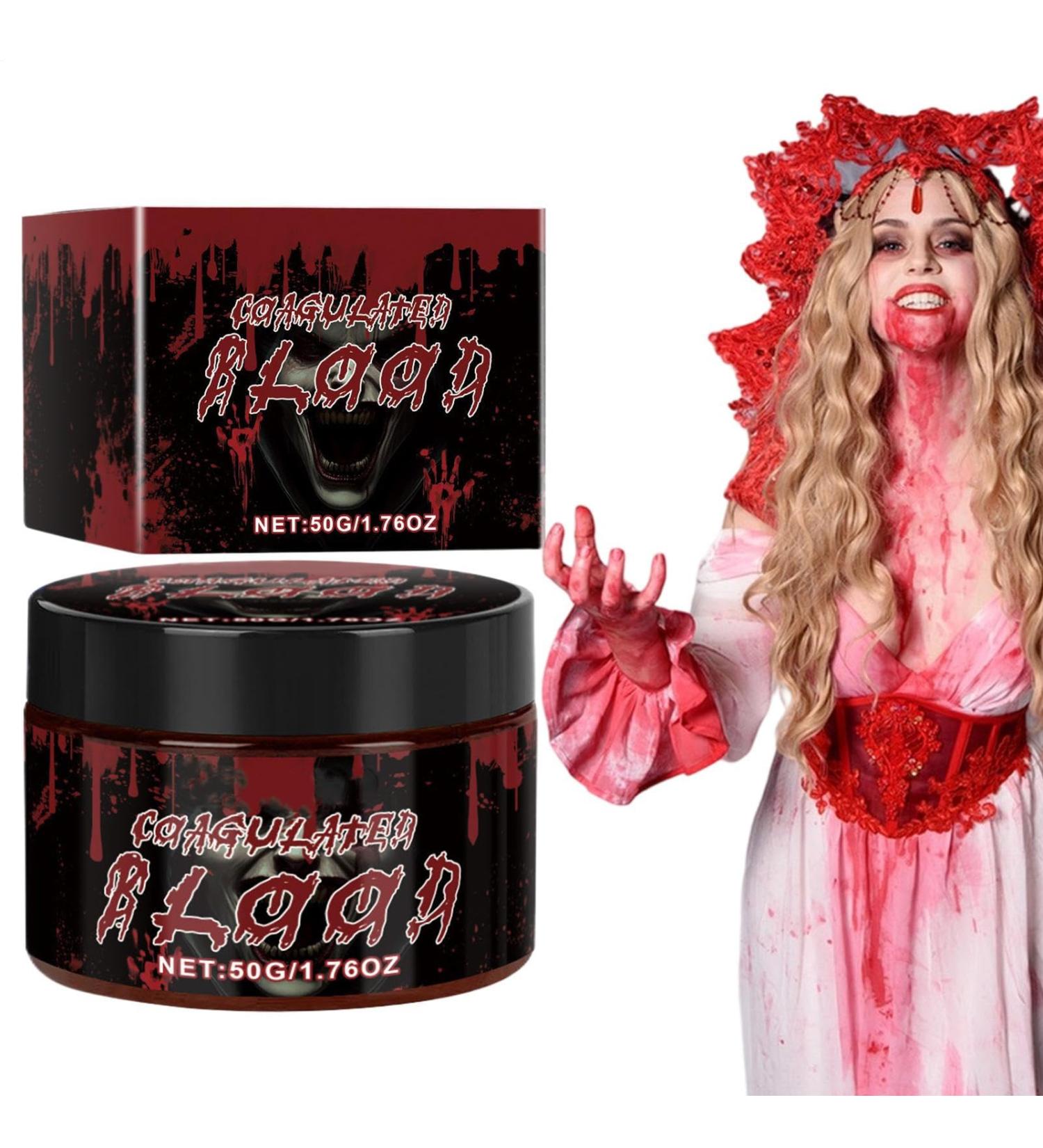  G n rique Artificial Blood Halloween | Fading Effect Body Paint 50 ml For Adults And Can Be Used On Face Eyes Clothes Zombie Costume And - Buy Online on GoSupps.com