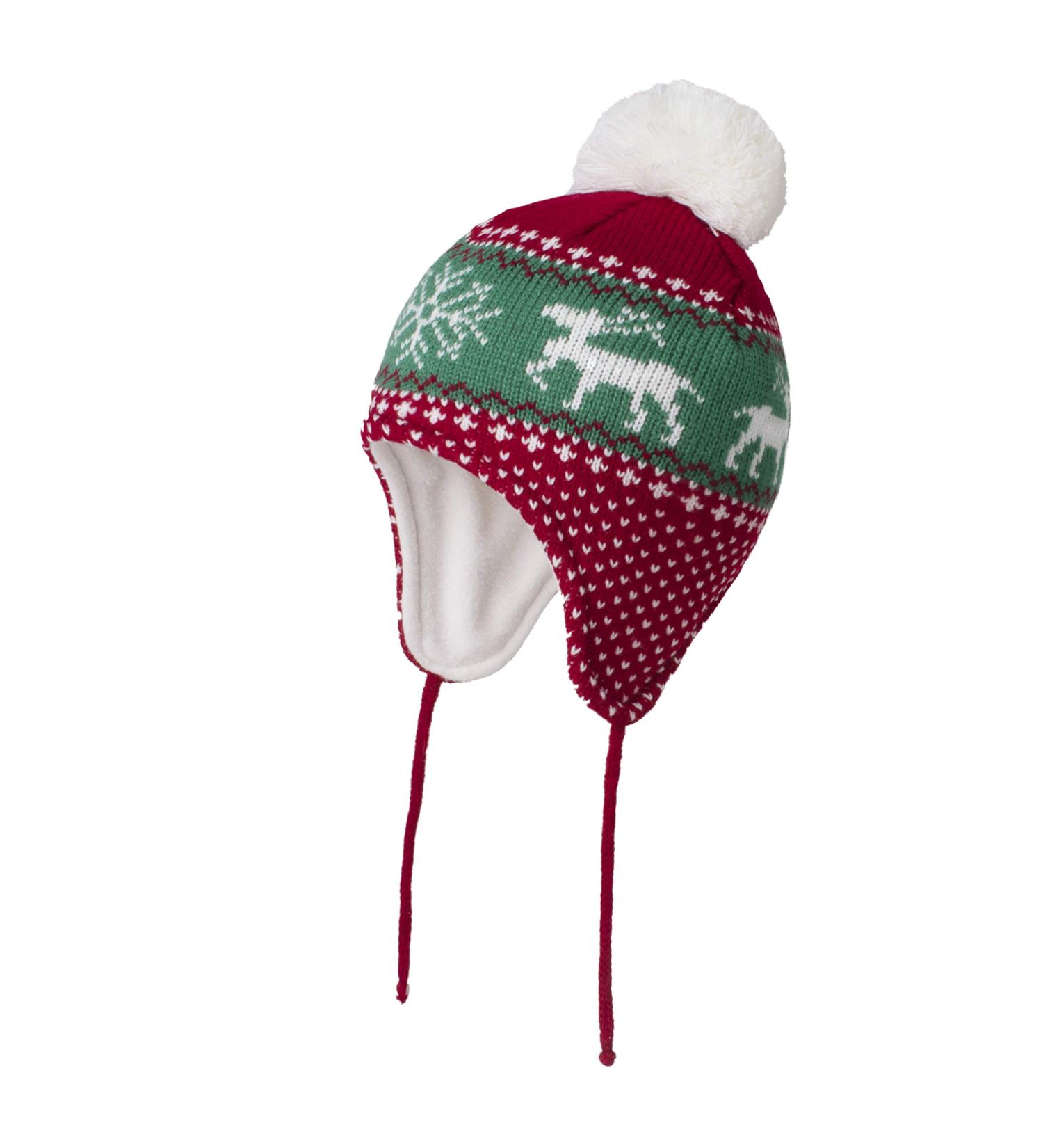 LANGZHEN Toddler Kids Winter Hat - Deer-Red Cap for Baby Boys & Girls 1-2 Years - Buy Online on GoSupps.com