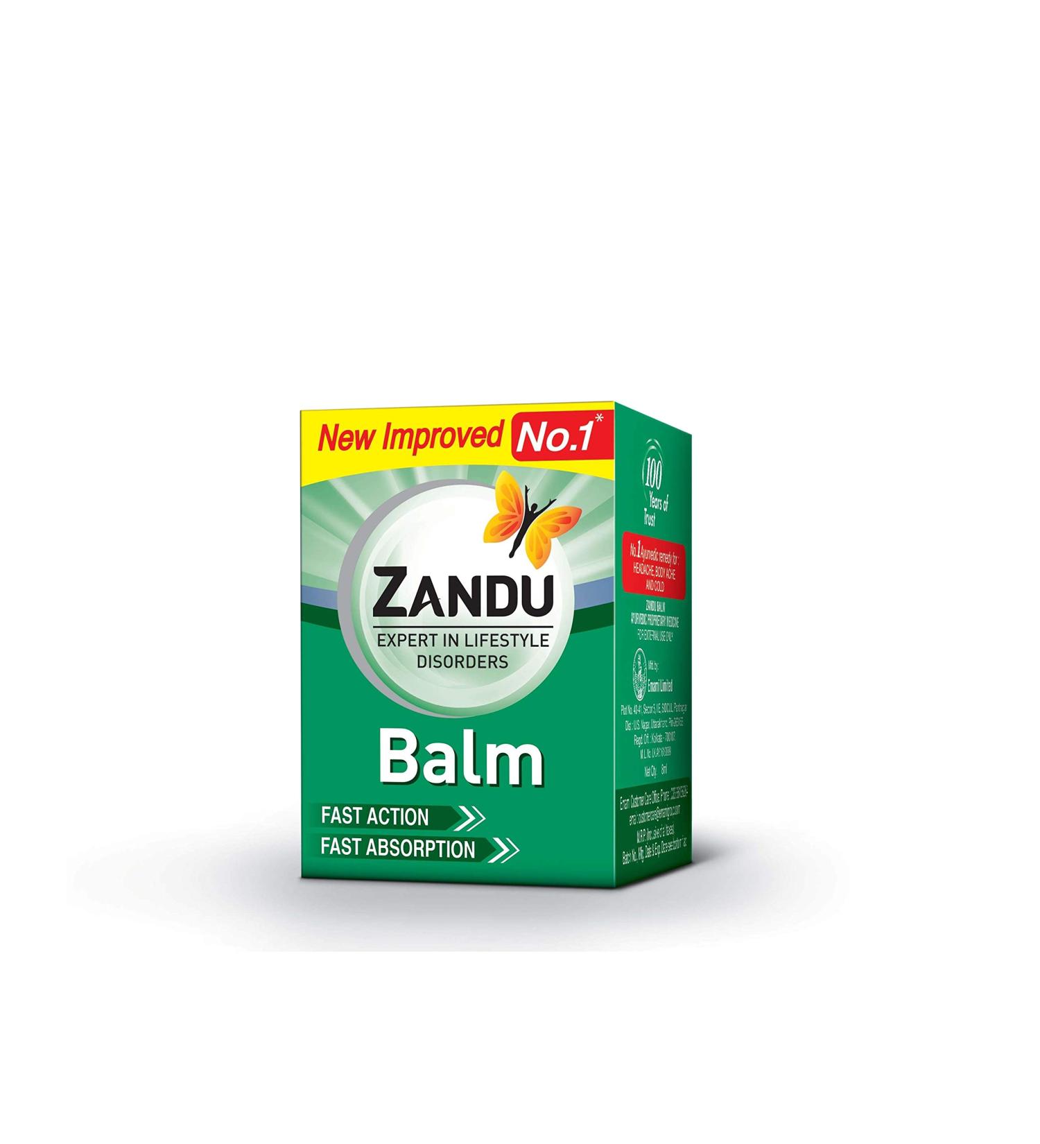 Zandu Pain Balm 8ml - 10 Pack