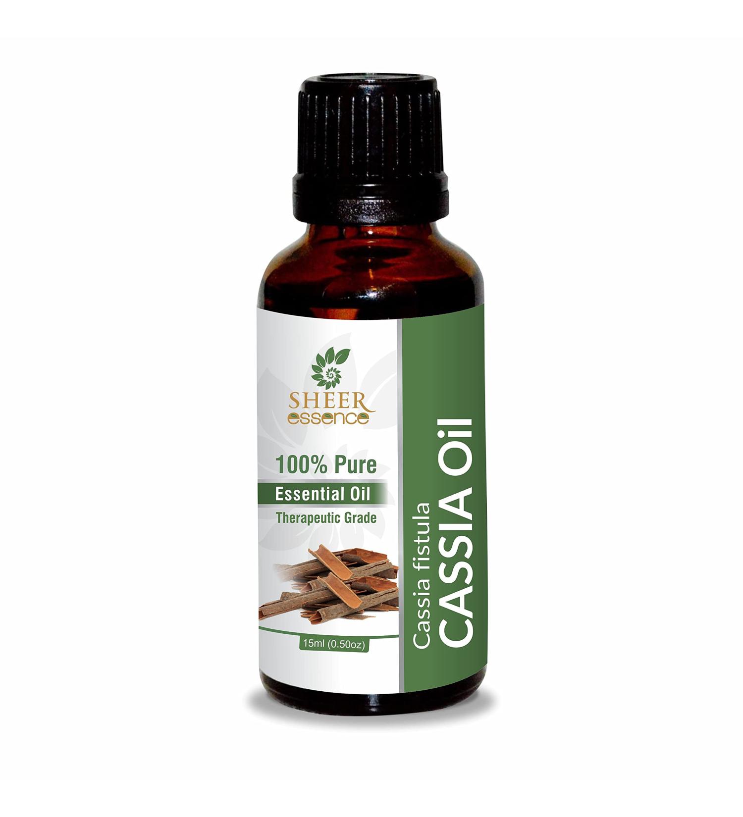Cassia Oil 100% Pure Undiluted Natural Uncut Therapeutic Grade Steam Distilled Essential Oils for Skin Hair and Aromatherapy 250ML - Buy Online on GoSupps.com