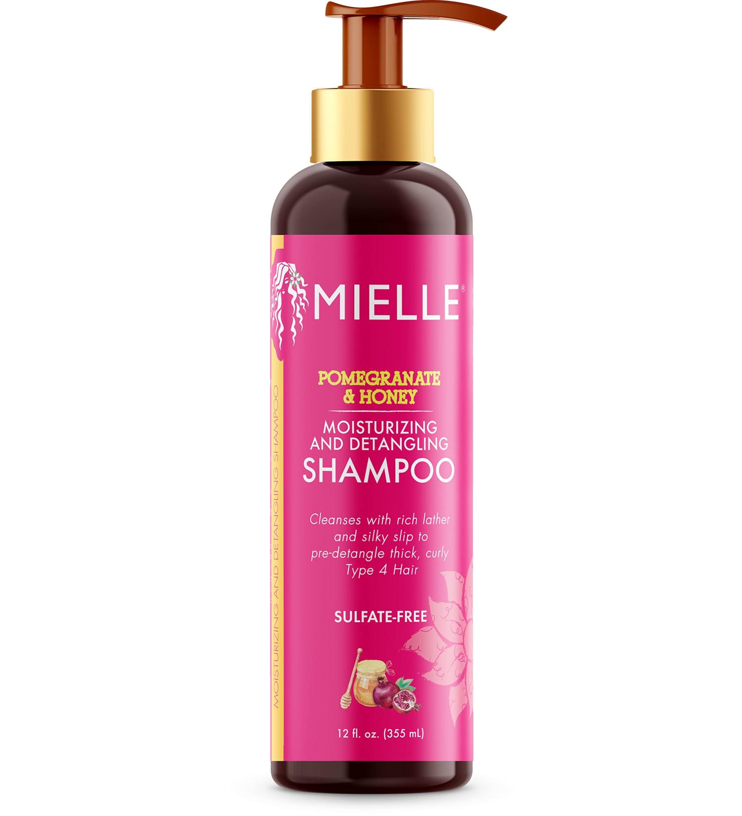 Mielle Pomegranate & Honey Moisturizing Detangling Shampoo 12 fl oz - Hydrating Hair Care - Buy Online on GoSupps.com