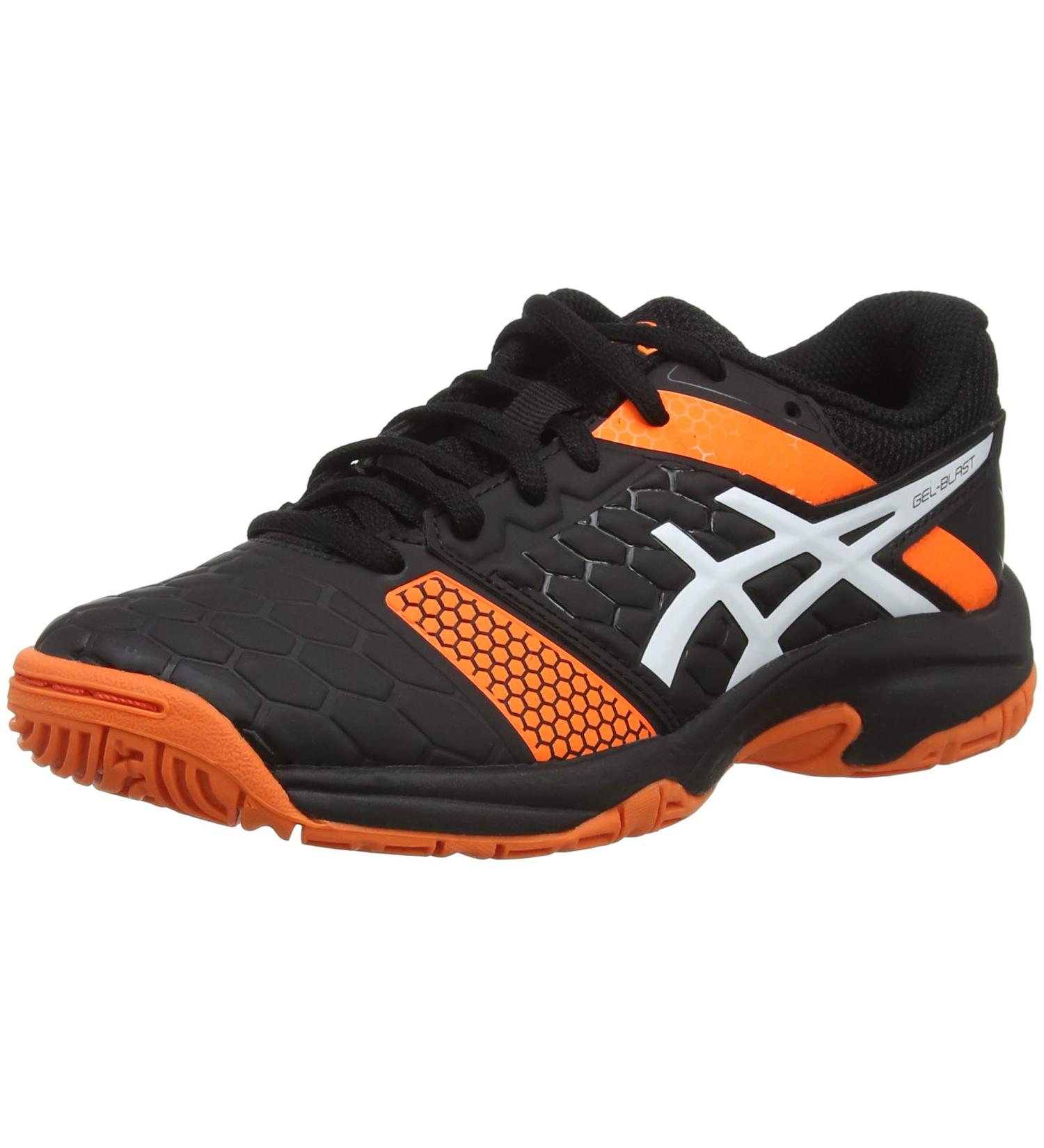 Asics Unisex-Kids Gel-Blast 7 GS Handball Shoes - Black/White 400 35.5 EU | International Shipping Available - Buy Online on GoSupps.com