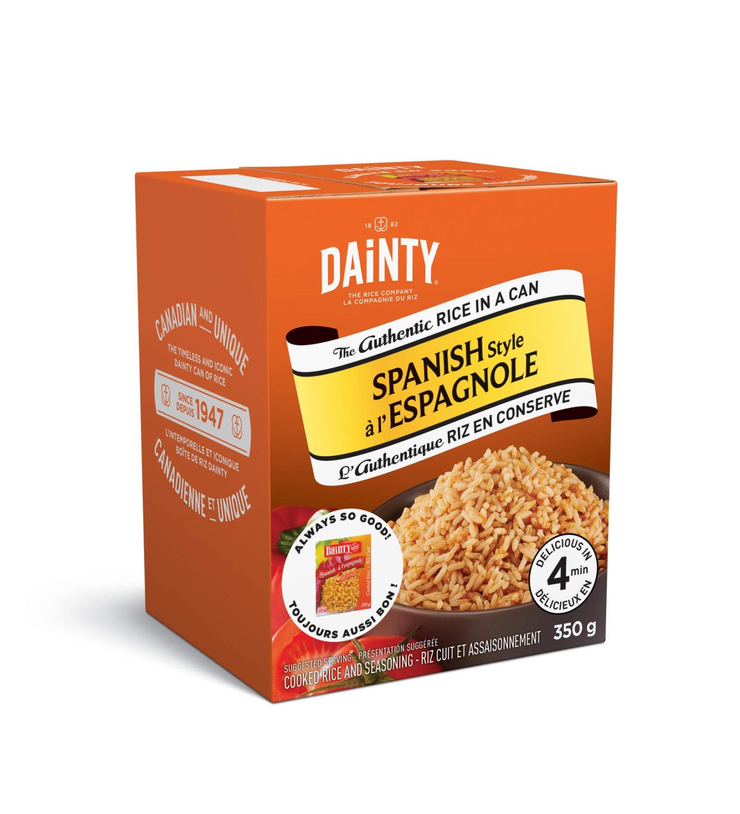 Dainty Spanish Canned Rice 12-Count - Buy Online on GoSupps.com