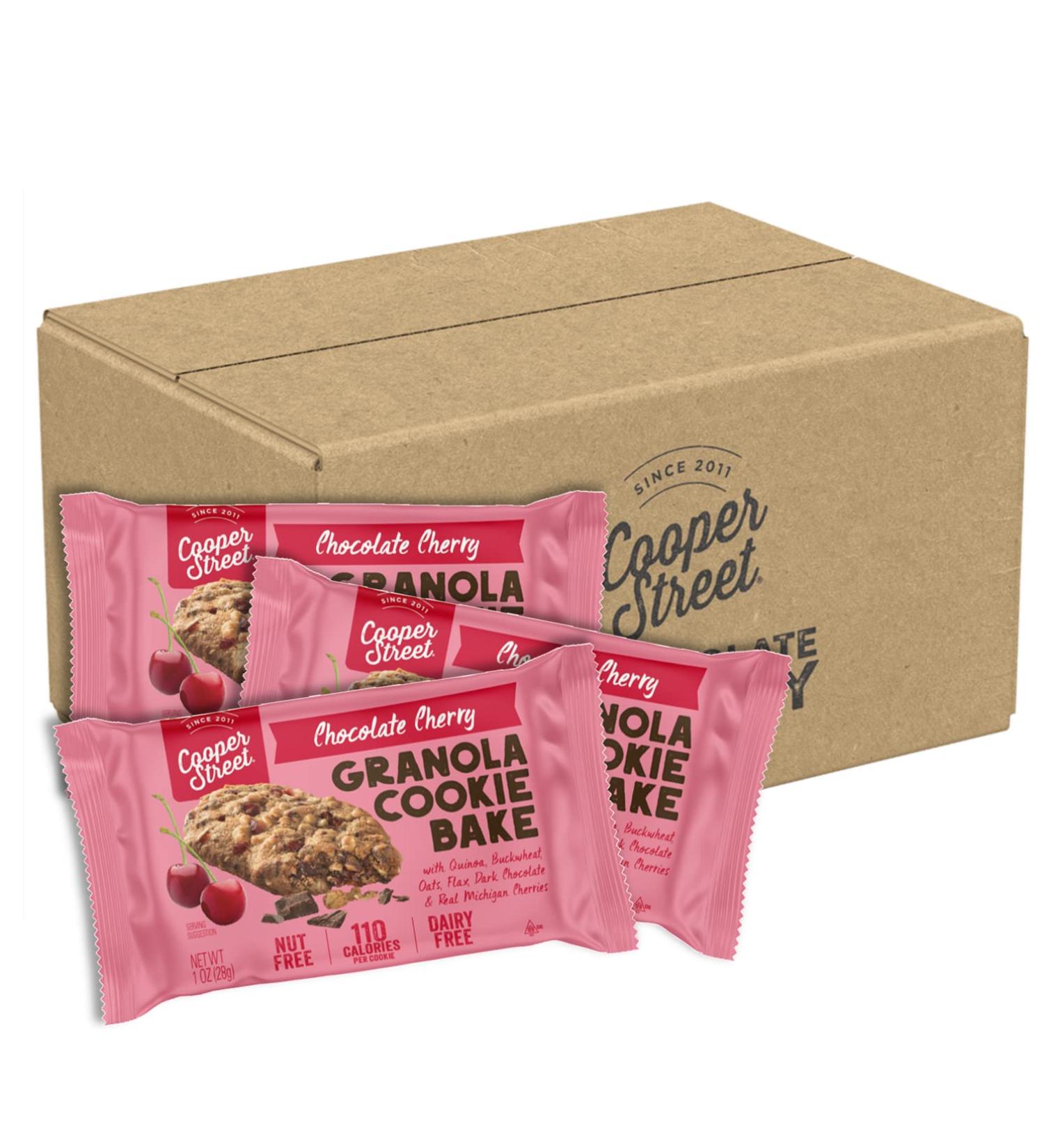 Cooper Street Cookies Chewy Granola Bakes Chocolate Cherry 48 Count - Pack of 1 - Buy Online on GoSupps.com