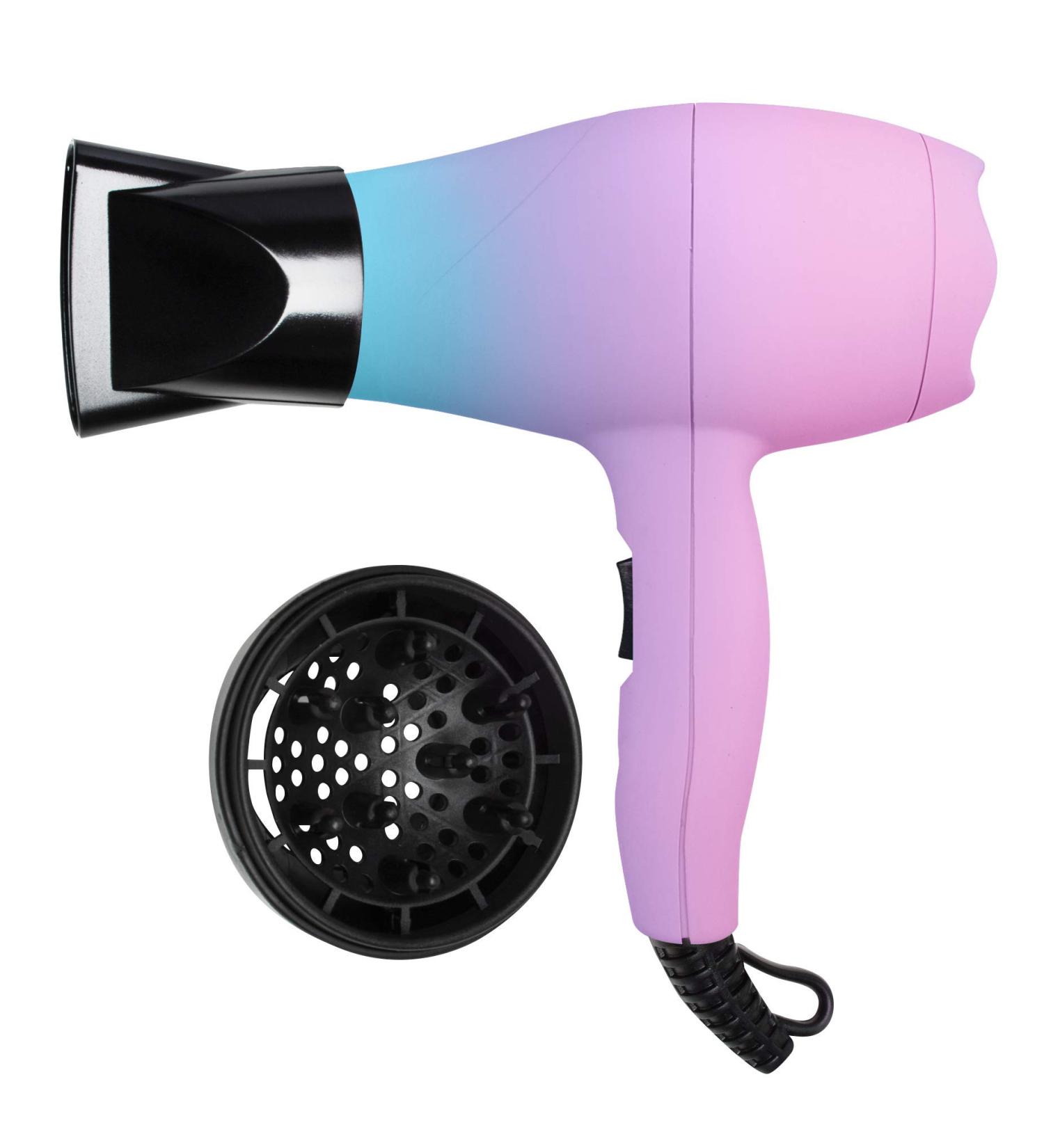 Relaxus Beauty Deluxe Unicorn Mini Blow Dryer & Mini Diffuser Set.