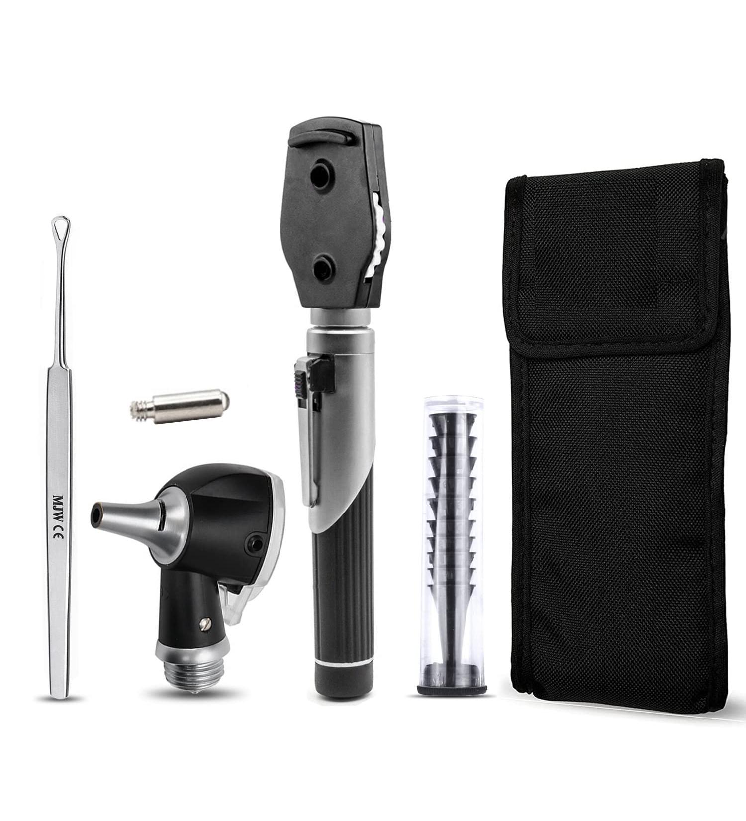 Fiber Optic Mini Otoscope Ear Health Tool with Replaceable LED Light - Ideal for Home Use - Buy Online on GoSupps.com