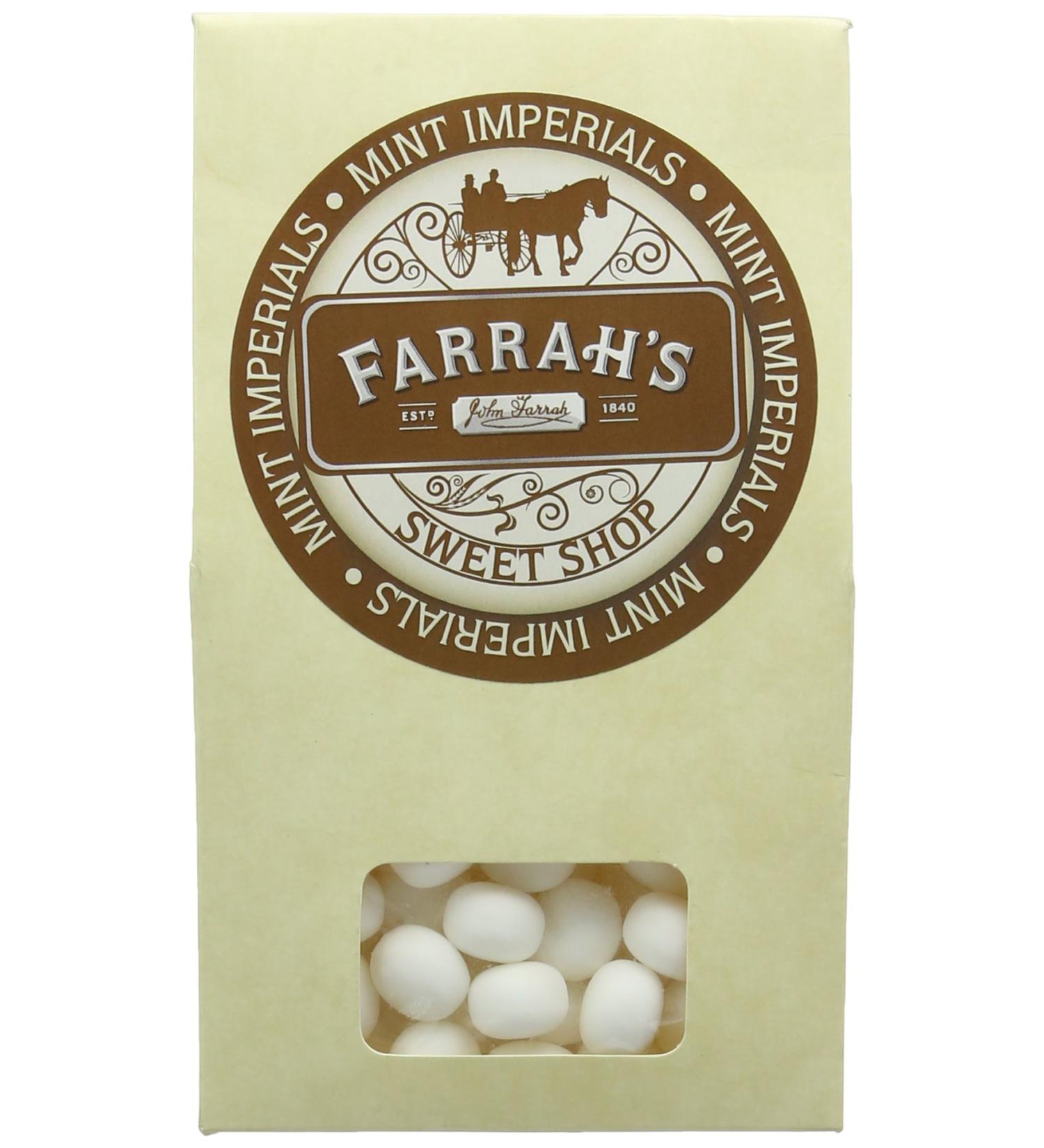 Farrah's of Harrogate Mint Imperials Candy Boxes 125g - Pack of 1 - Buy Online on GoSupps.com