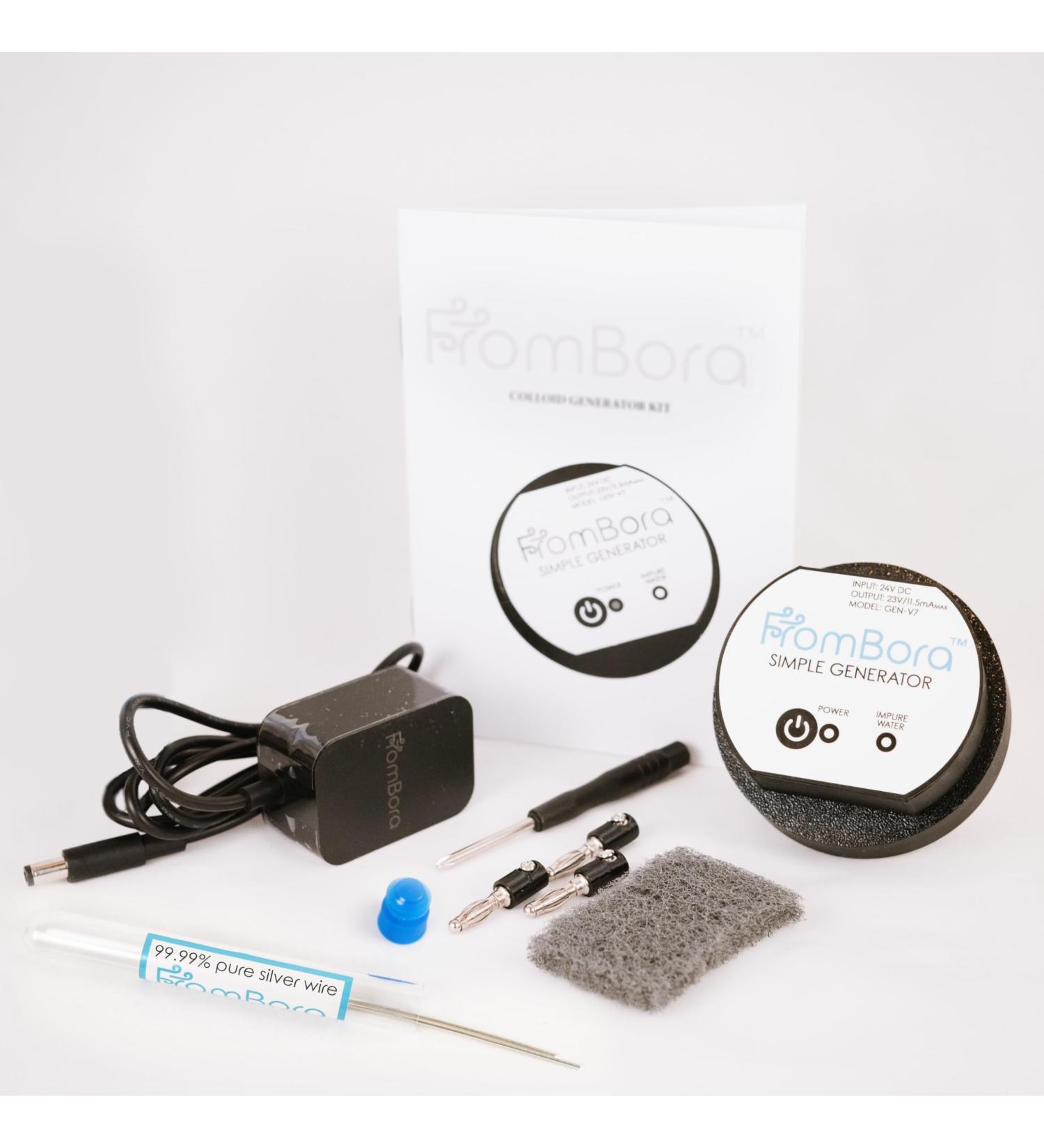 Colloidal Silver Generator Kit | FromBora Basic Equipment for Optimal Health - Buy Online on GoSupps.com