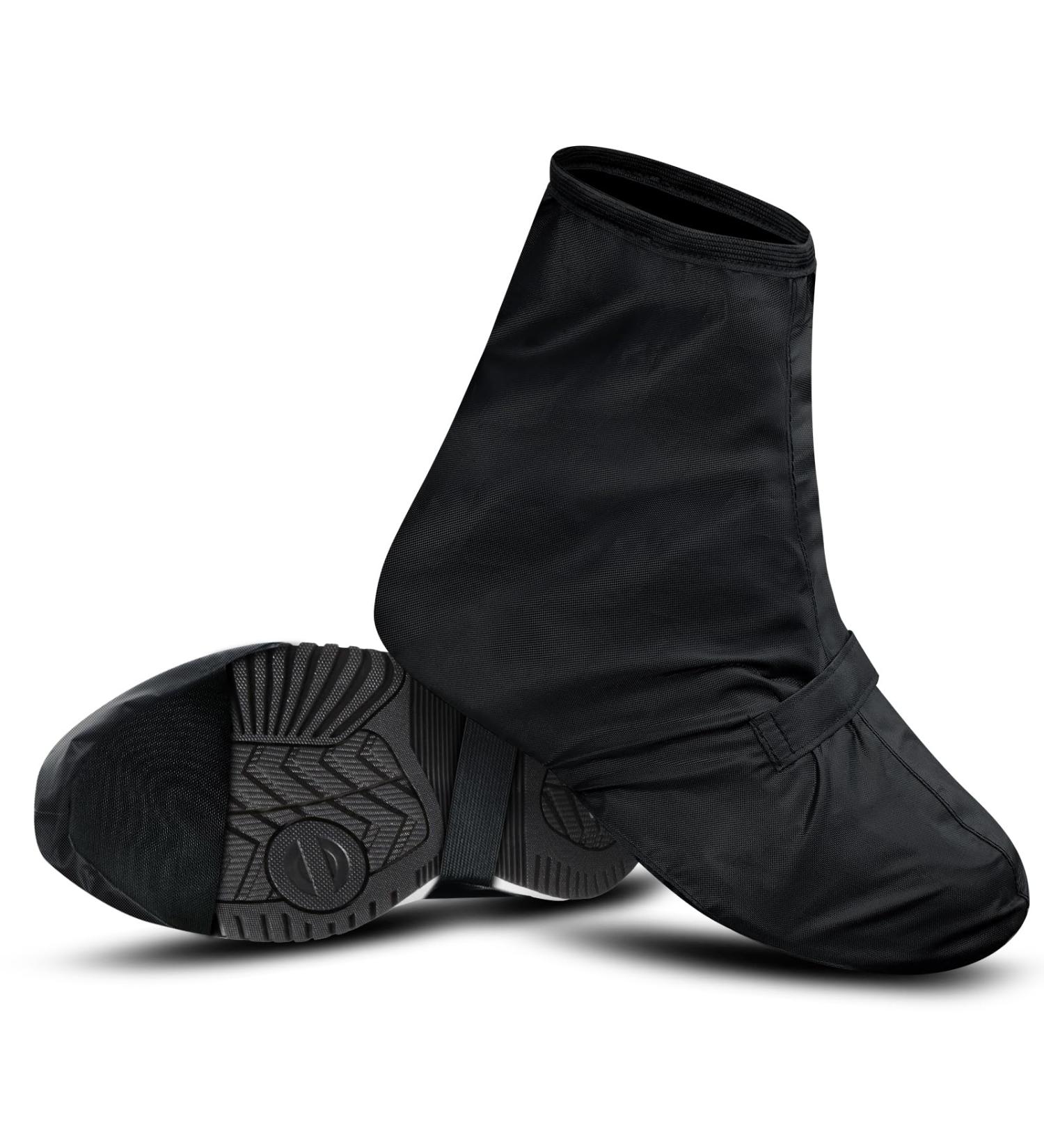 Buy Bruwaa Waterproof Bicycle Overshoes - Reflective Reinforced Sole Adjustable Fit (40-43) | Best Moisture-Resistant Protection - Buy Online on GoSupps.com