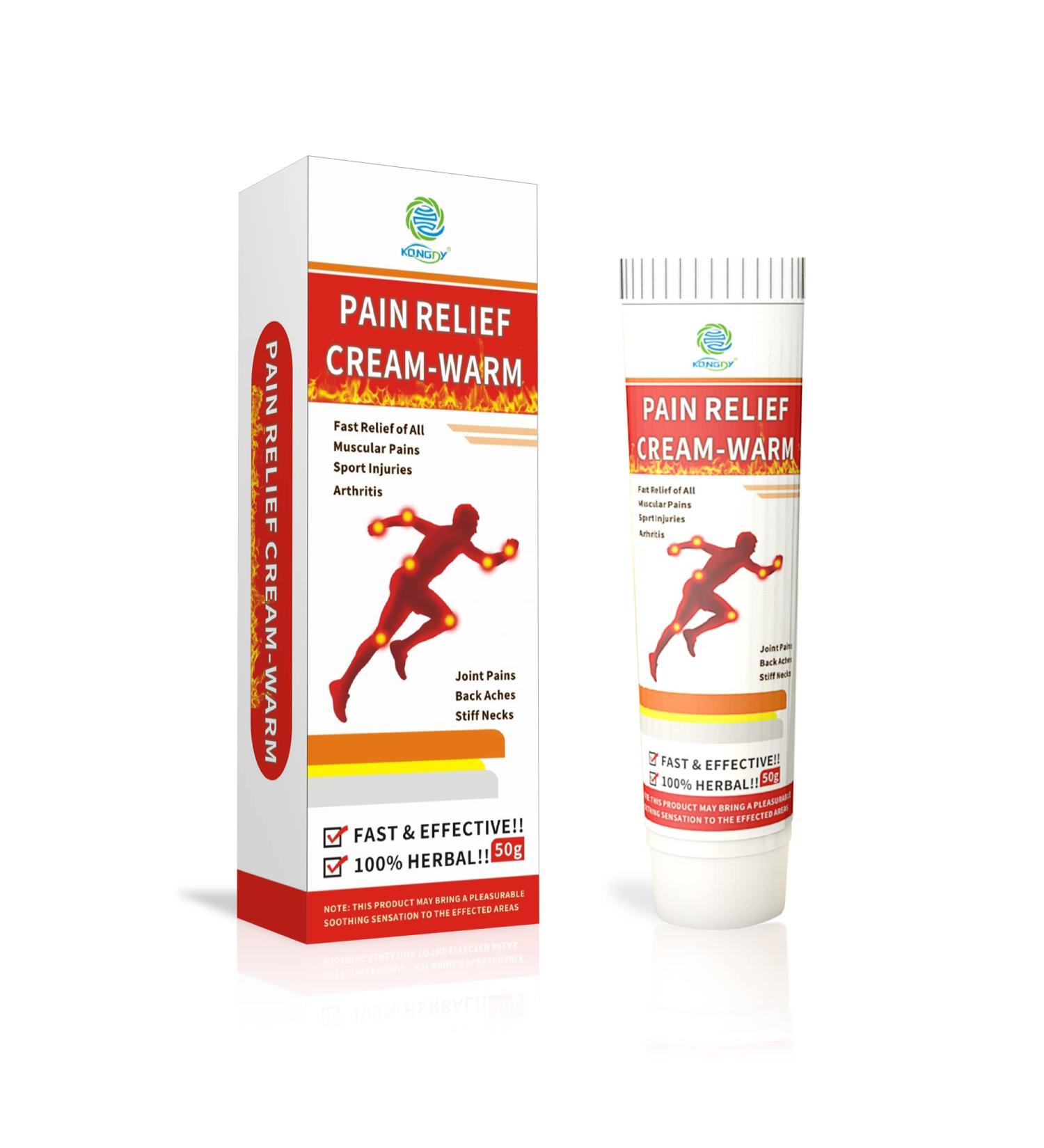 KONGDY Hot Capsicum Pain Cream | Extra Strength Capsaicin Heat Cream - Buy Online on GoSupps.com