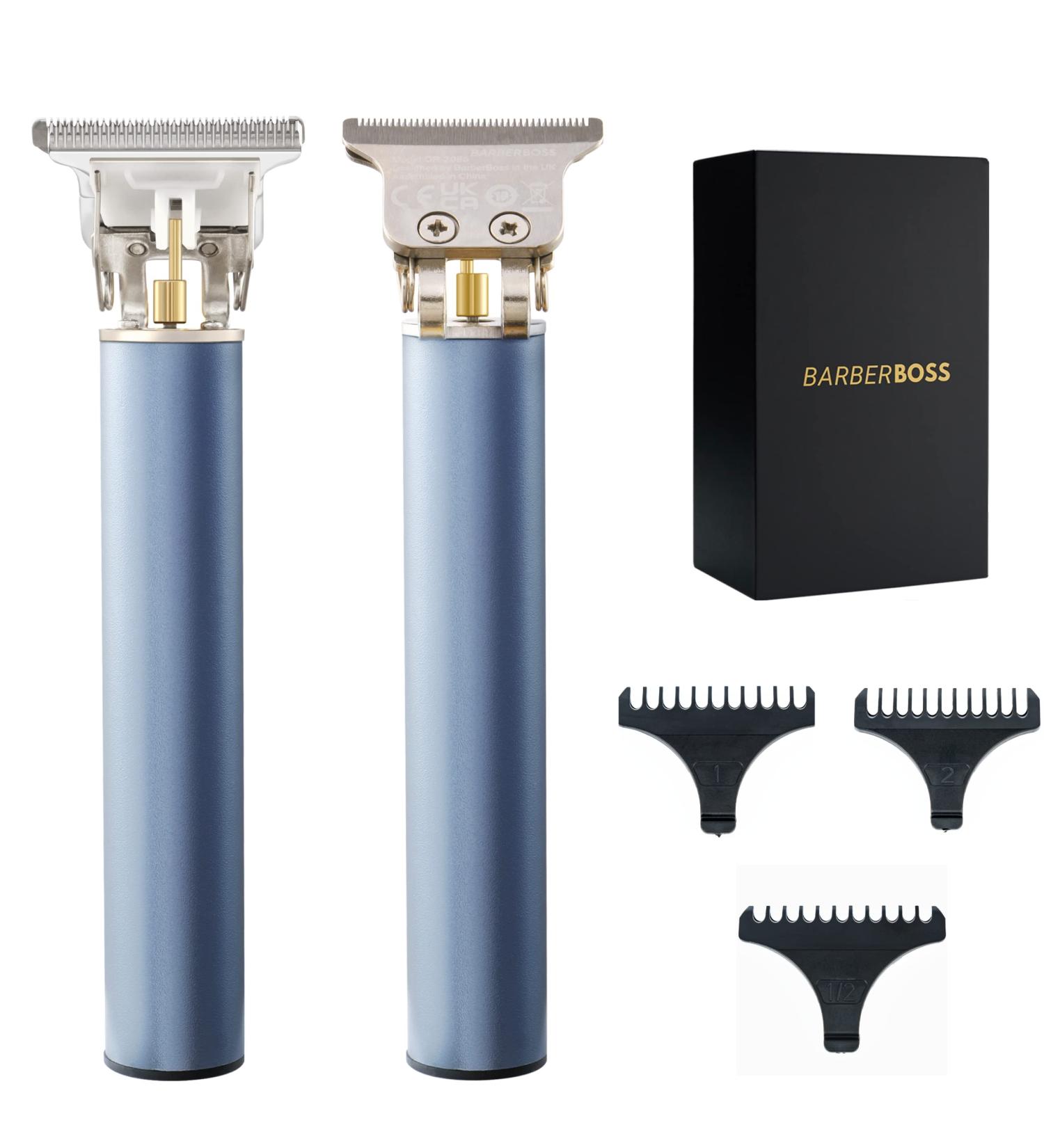 BarberBoss Men Care Set - Premium T-Klingen Hair Clipper & Accessories - USB Charging Elegant Metal Housing 7 Piece QR-2088 Set - Buy Online on GoSupps.com