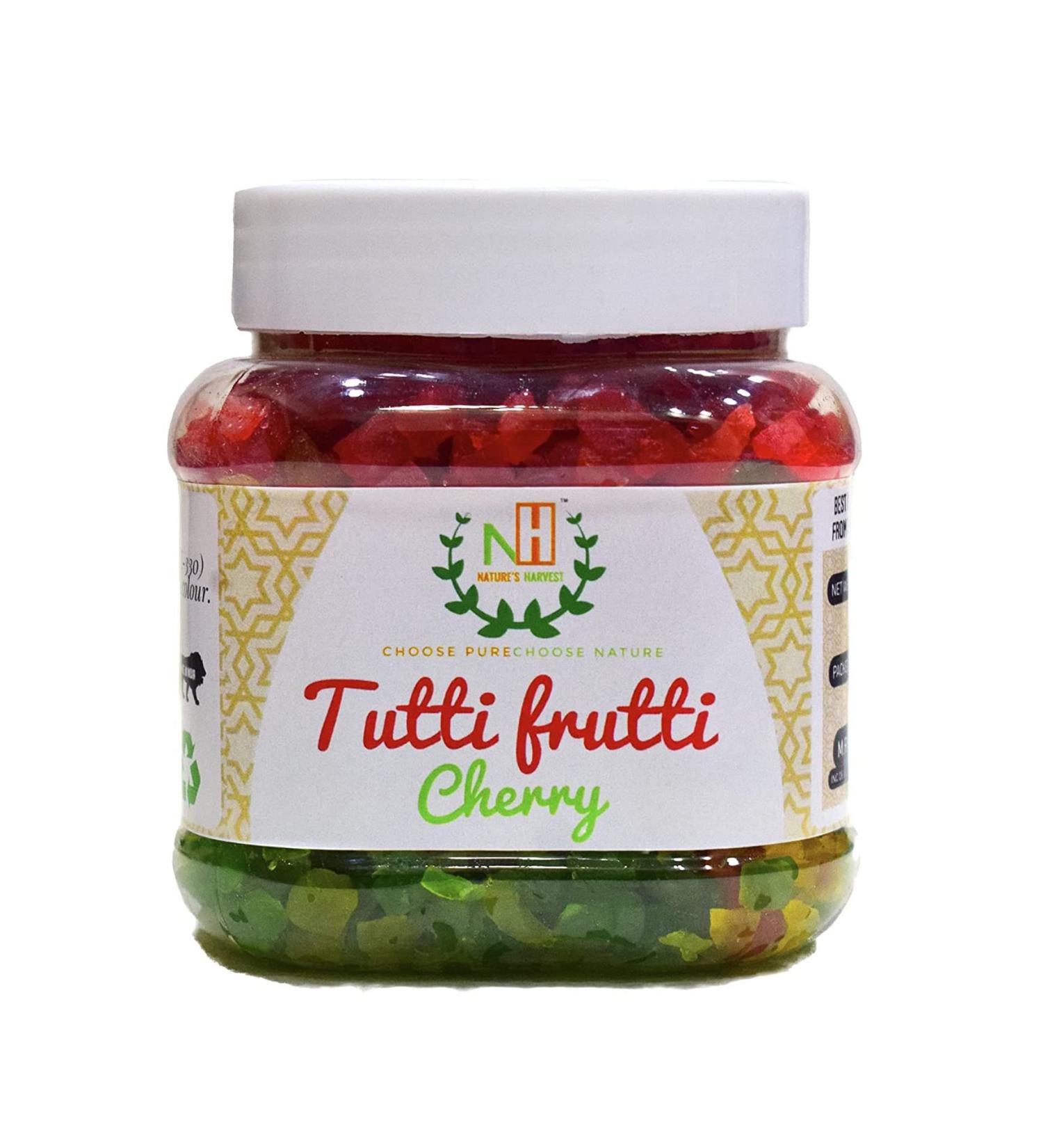 Nature's Harvest Tutti Frutti for Cake Jar 400 g (Pack of 2)_Packing May Vary - Buy Online on GoSupps.com