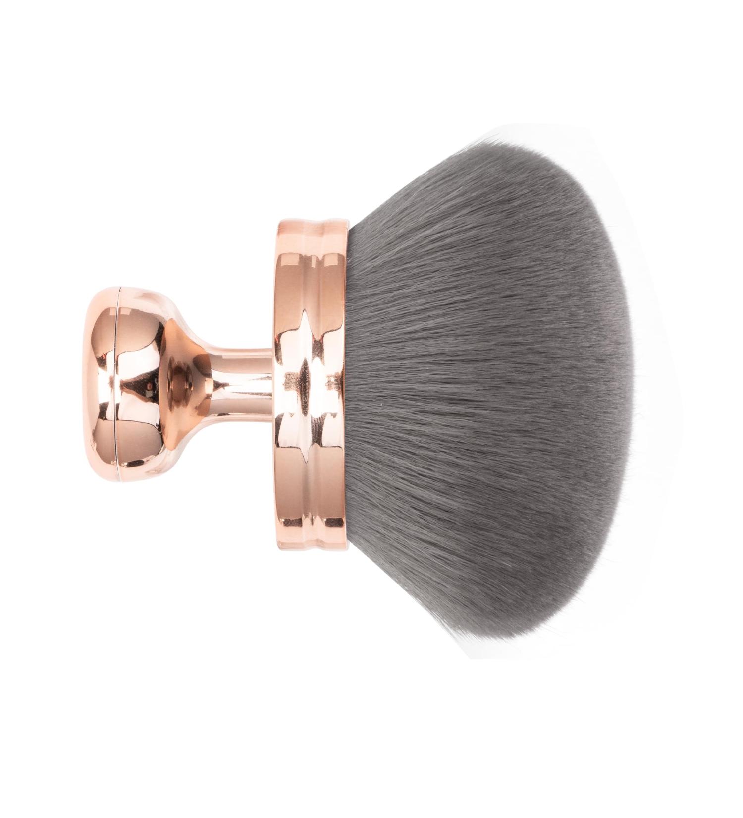 Blend & Blur Extra Large Body Makeup Brush - Kabuki Brush for Self Tanner & Bronzer Application | 3.2" Round Head with Drawstring Bag (Rose Gold - Buy Online on GoSupps.com