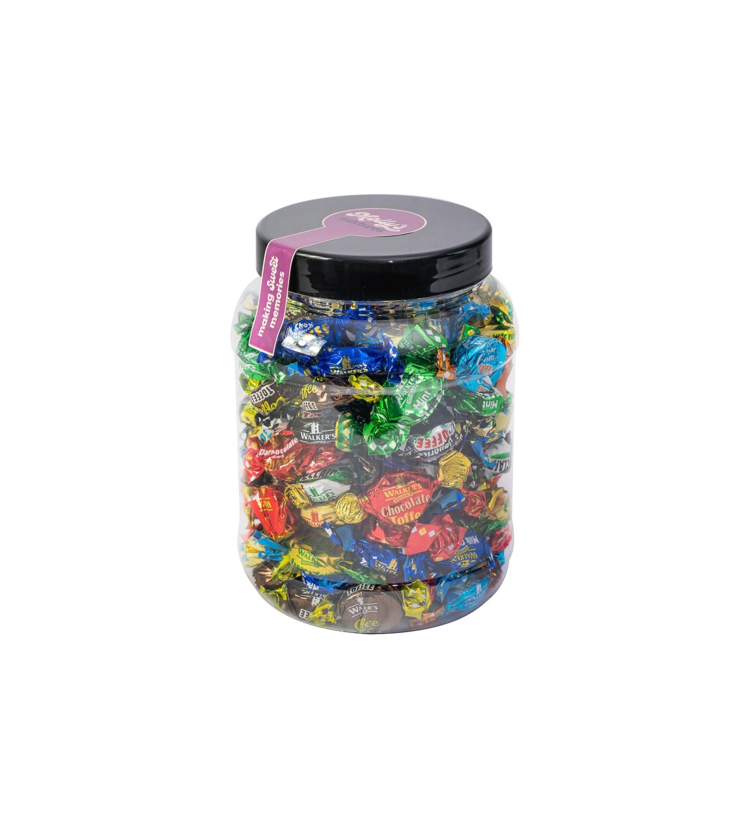 Molly's Mixtures 'Happy Birthday' Jar - Walkers Toffee Mix - LARGE