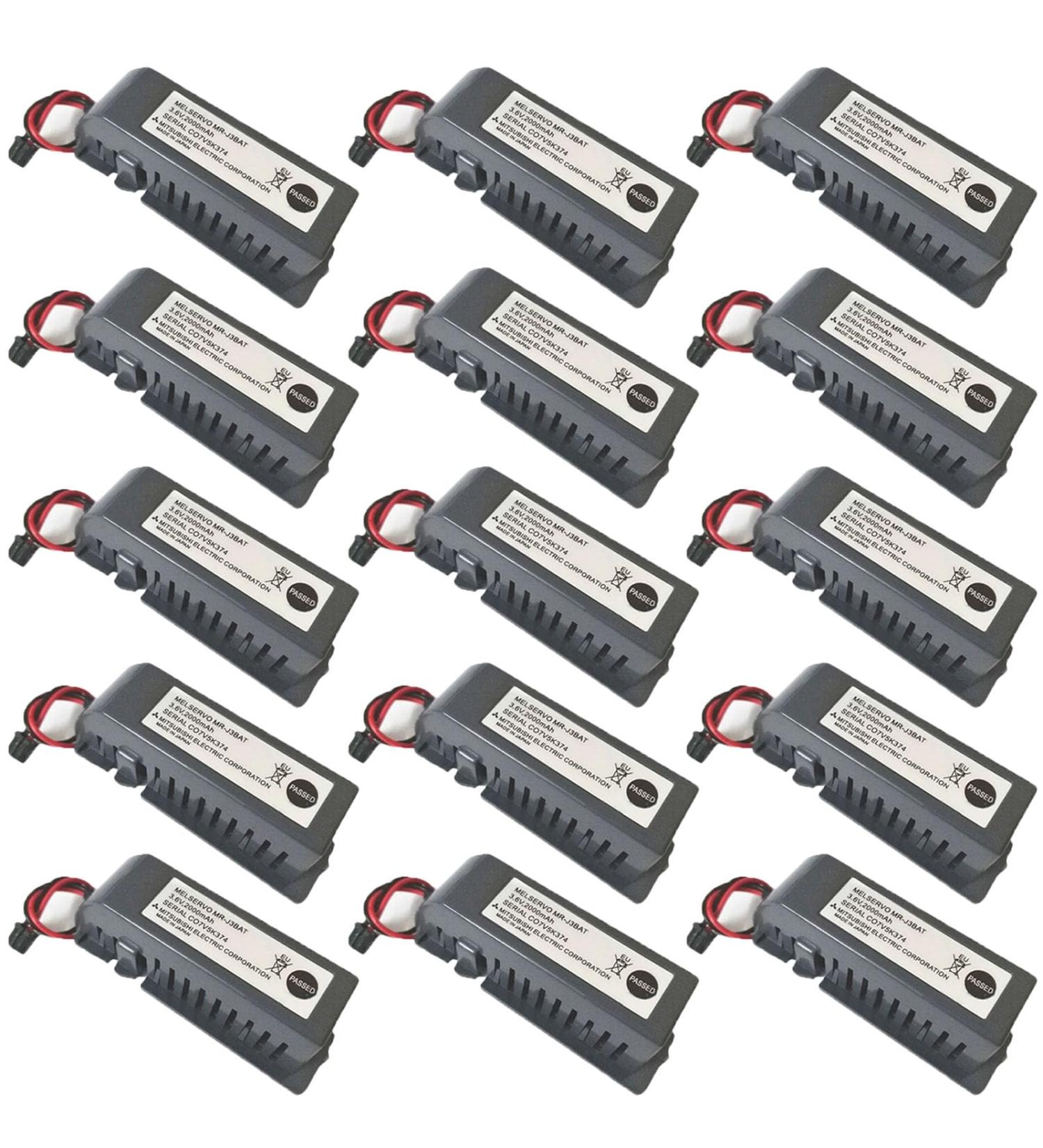 Buy WELLVEUS 15 Pack MR-J3BAT Battery for MELSERVO MR-J3BAT - 3.6V 2000mAh - International Shipping Available - Buy Online on GoSupps.com