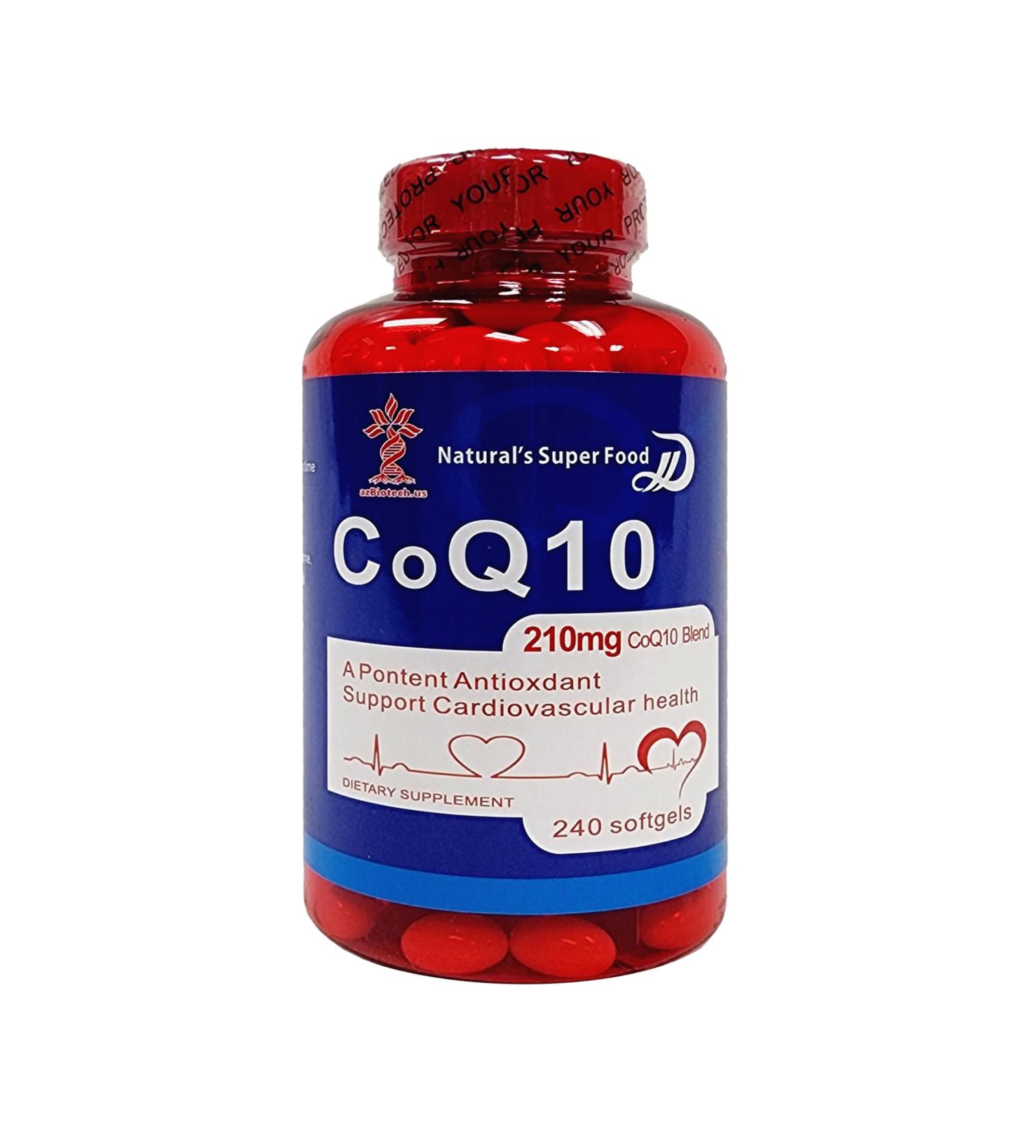 Qunol CoQ10 210mg Softgels - Ultra Antioxidant for Heart Health & Energy - 240 Count 120 Days Supply - Buy Online on GoSupps.com