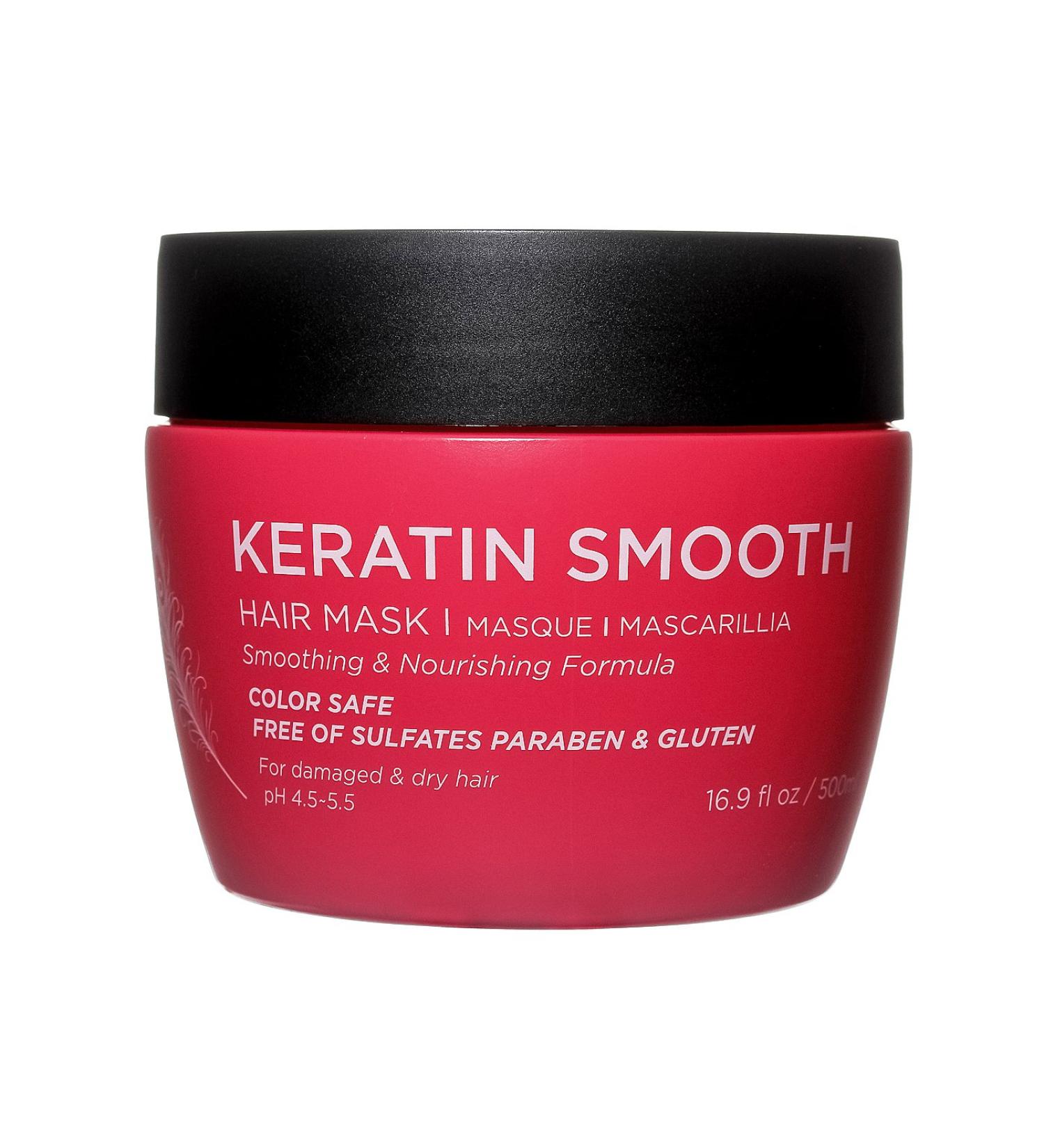 Luseta Keratin Smooth Hair Mask 16.9 oz - Hydrating & Nourishing Treatment for Dry, Damaged Hair - Buy Online on GoSupps.com