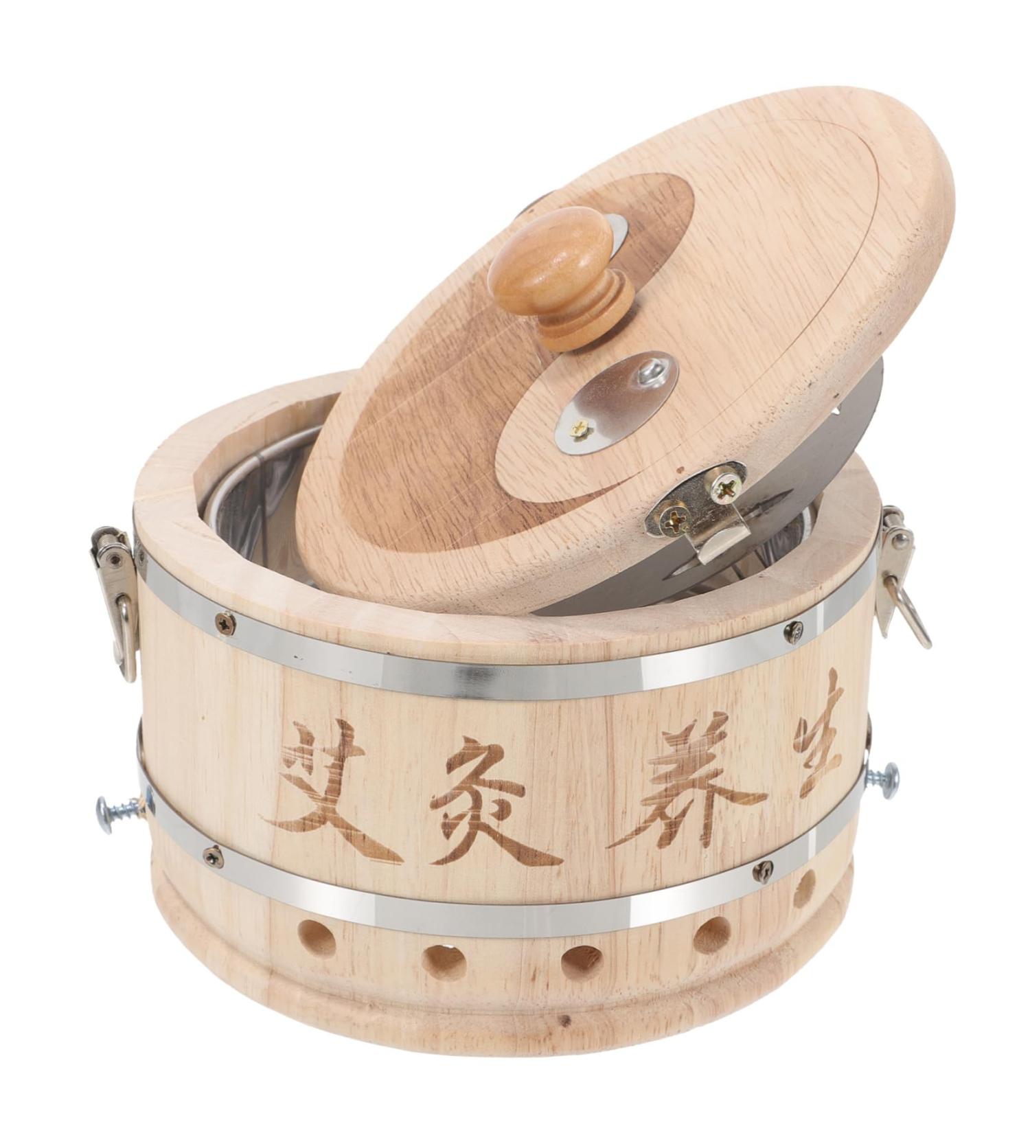 Frcolor Box Moxibustion Case - Premium Wooden Moxa Burner Housing for Scalding Protection | International Shipping Available - Buy Online on GoSupps.com