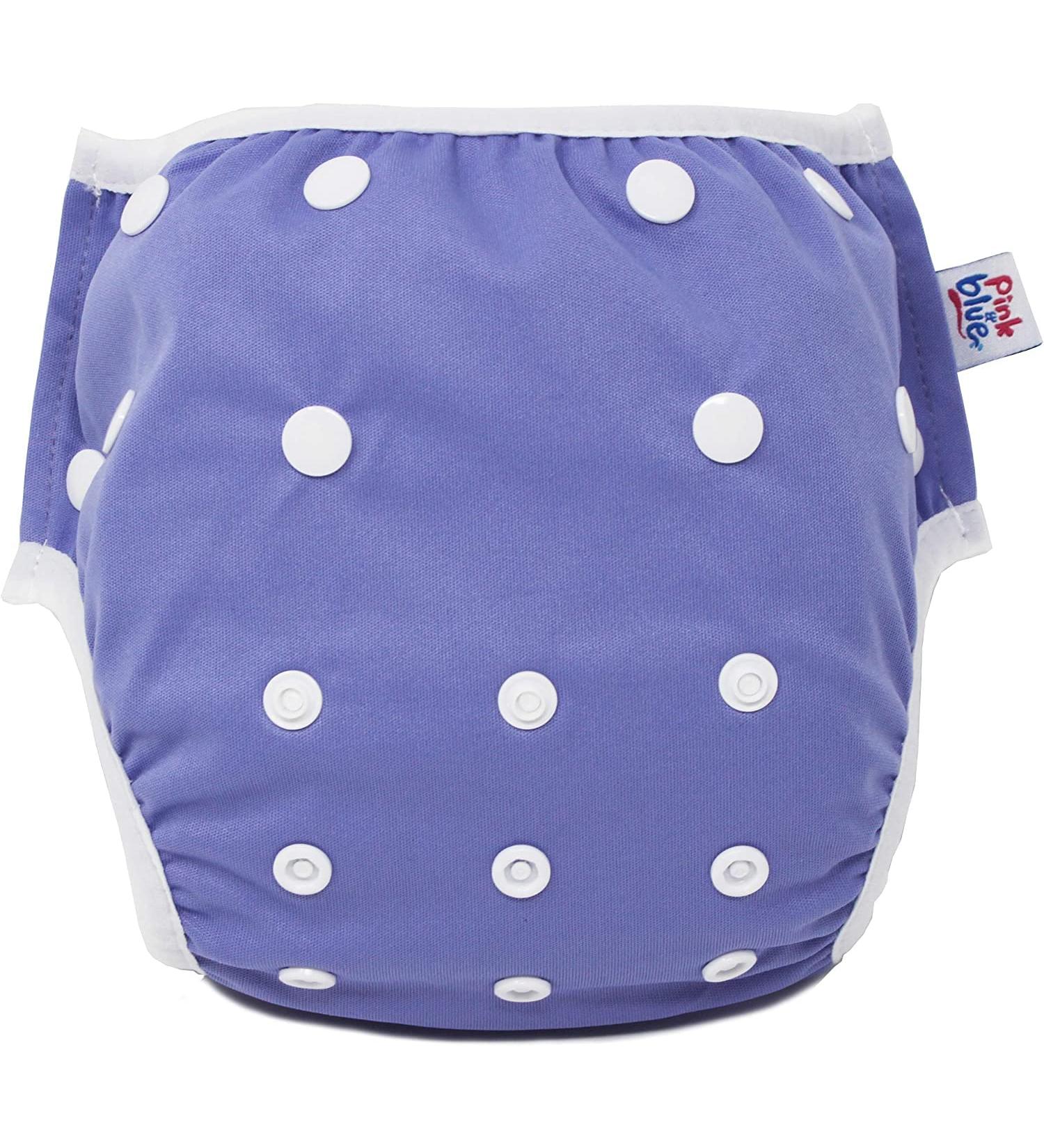 Buy Pink & Blue Reusable Swimming Diapers for Boys & Girls | 4.5-20.5 kg | Eco-Friendly Swim Trunks - Buy Online on GoSupps.com