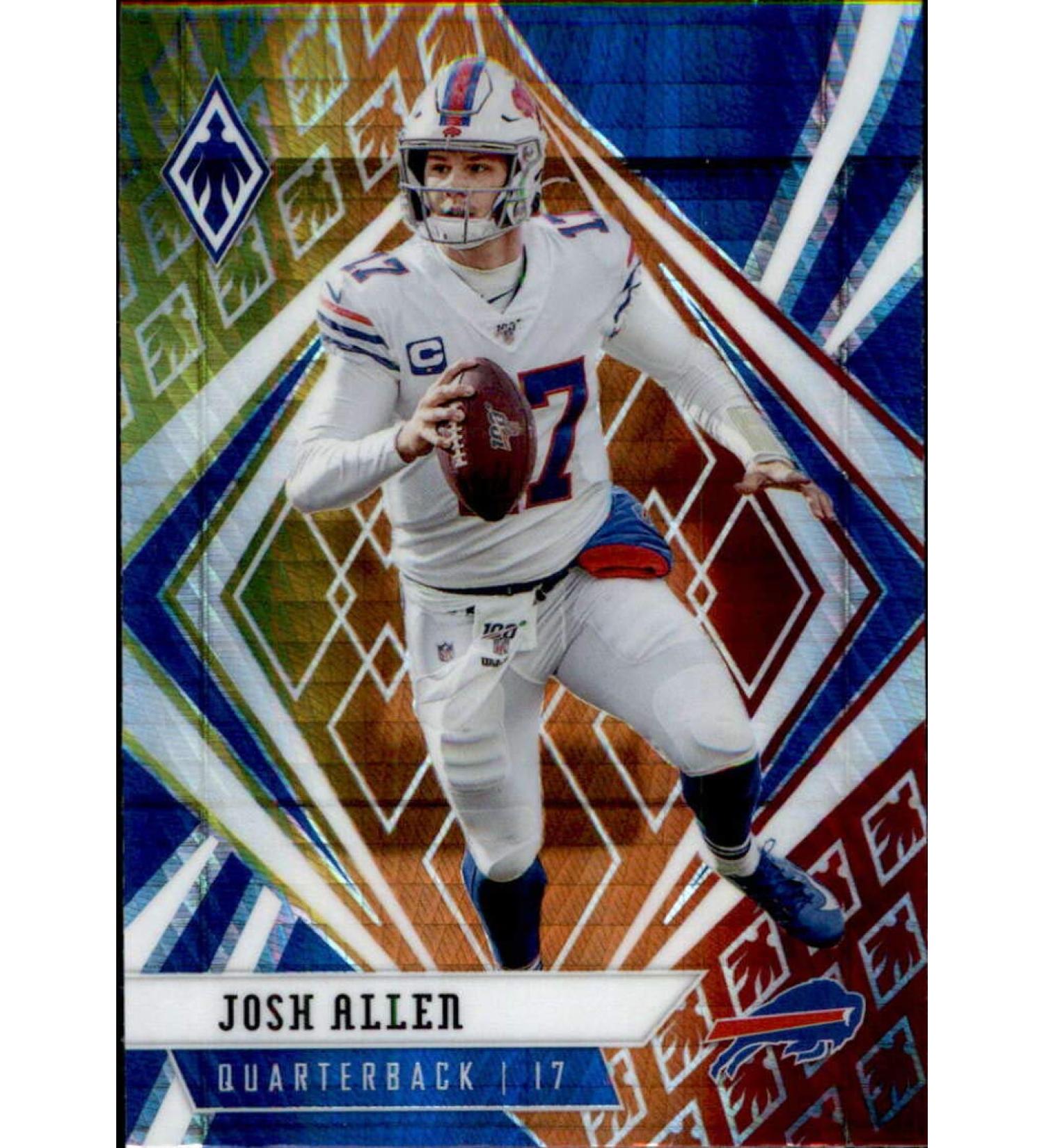 2020 Panini Phoenix Fire Burst #86 Josh Allen Buffalo Bills Football Card