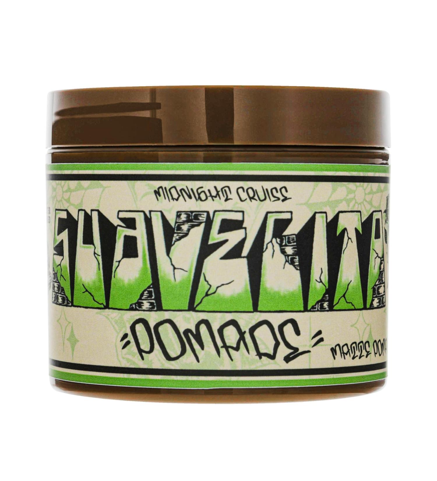 Suavecito Midnight Cruise Matte Pomade 4 oz | Spring Edition Medium Hold Hair Pomade for Men | Low Shine Hair Paste for Natural Texture Hairstyles - Buy Online on GoSupps.com