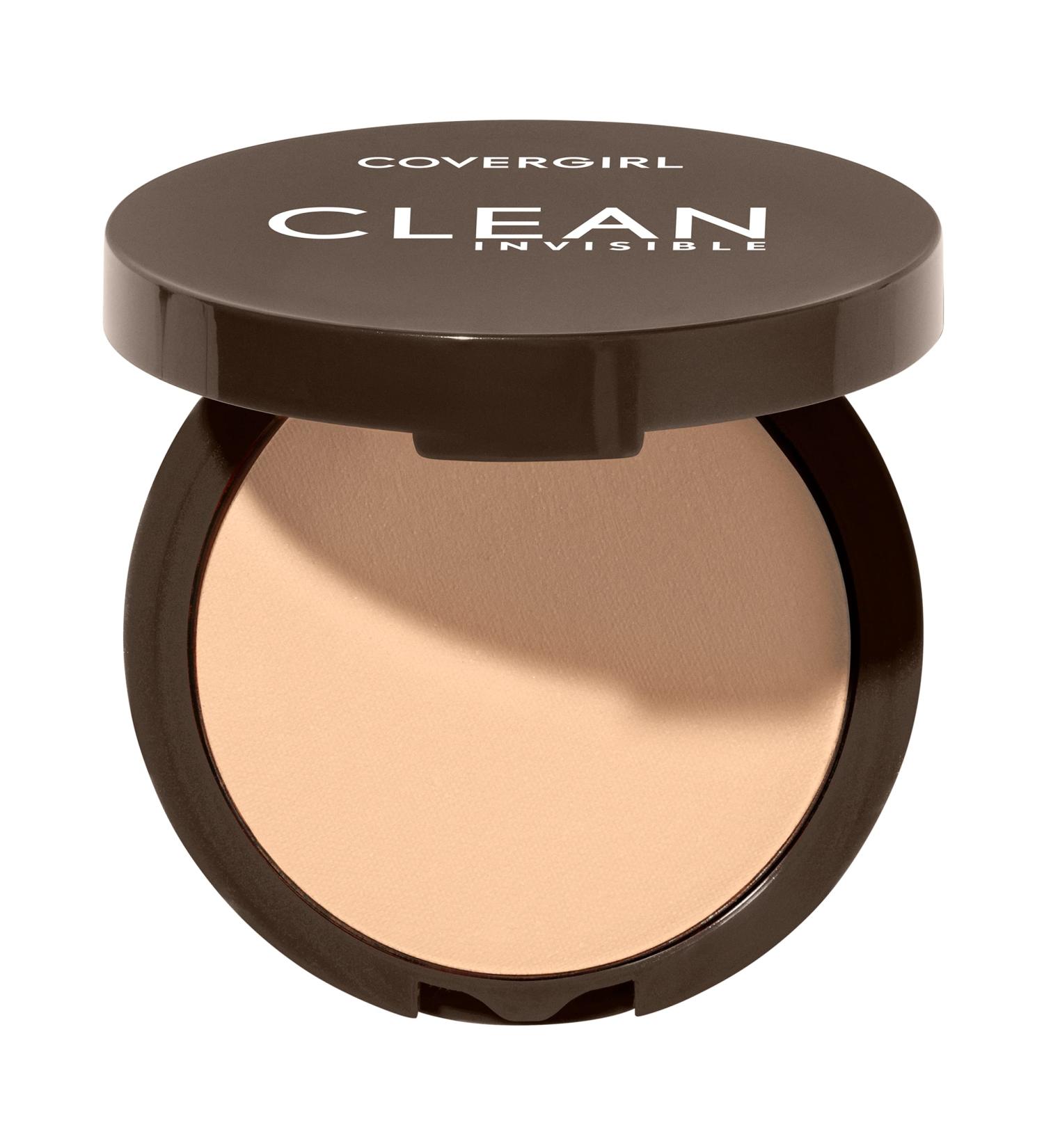 Covergirl Clean Invisible Pressed Powder - Lightweight Vegan Formula - Classic Ivory 110 - 0.38oz - Buy Online on GoSupps.com