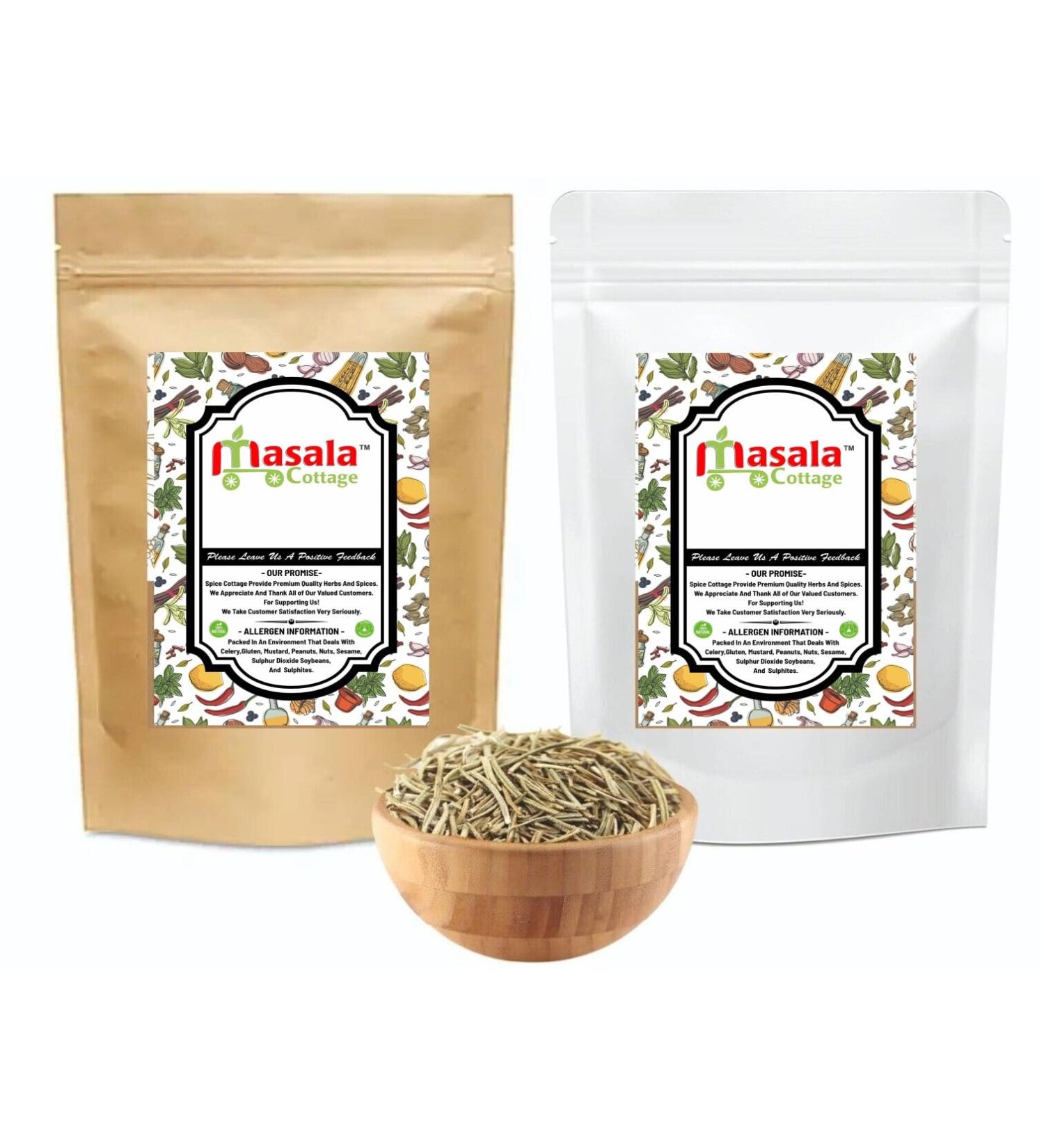 Dried Rosemary Leaf Healthy Herbs Premium Quality by Masala Cottage 25g-1.9kg (200 Grams) 200 Grams - Buy Online on GoSupps.com