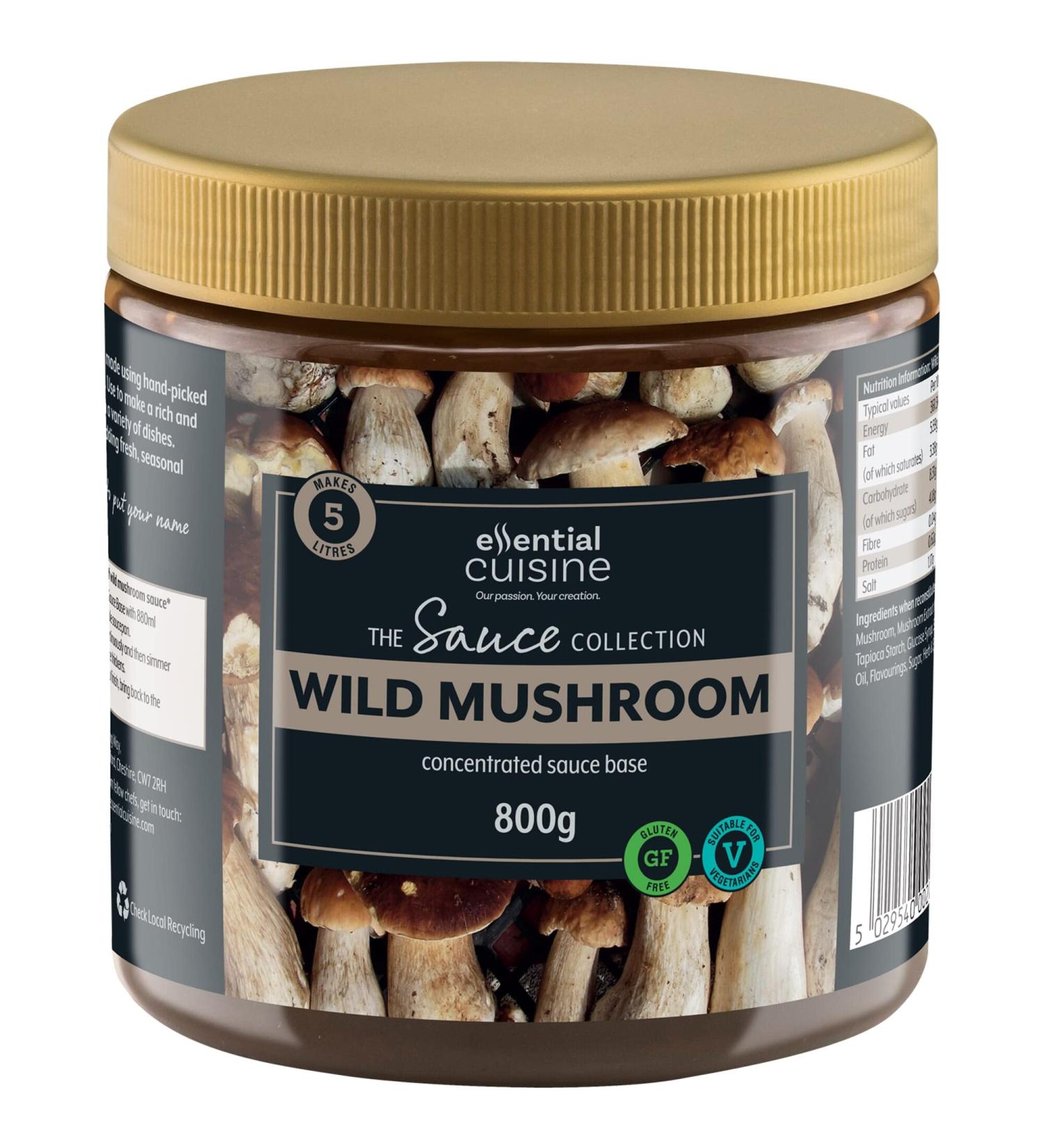 Essential Cuisine Wild Mushroom Sauce Base - 2x800g