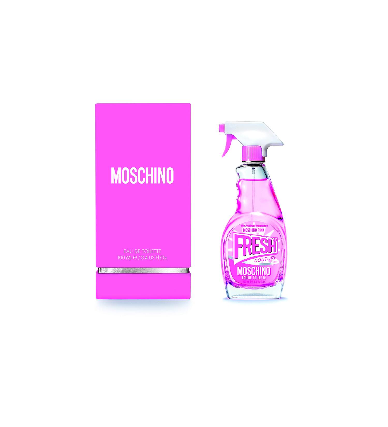 MOSCHINO Pink Fresh Couture for Women 3.4 oz Eau de Toilette Spray Floral Fresh 1 Ounce (Pack of 1)