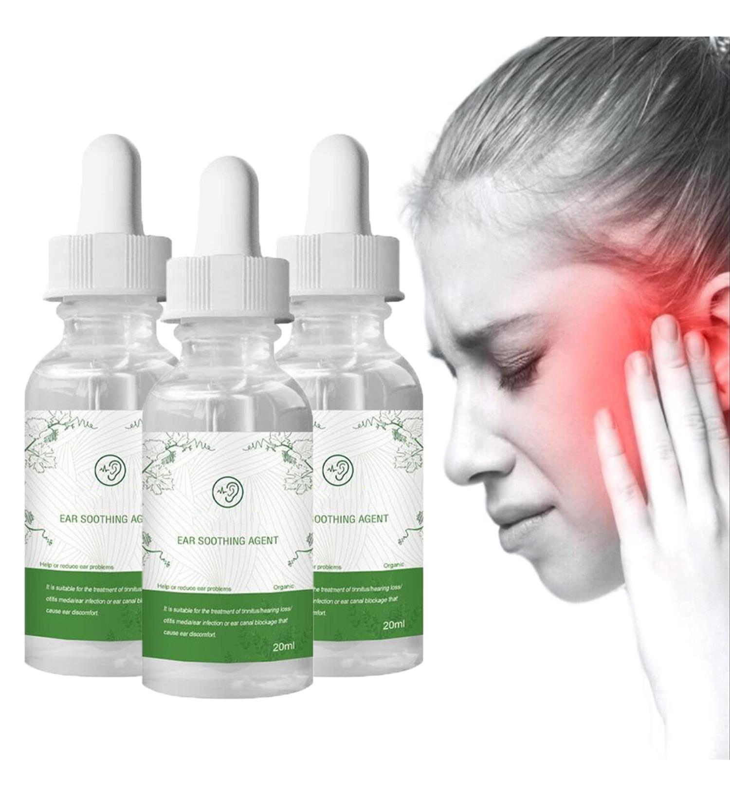 Tinnitus Relief-ARSICOR Organic Herbal Drops 20ml - Natural Ear Ringing Treatment Oil for Adults, Kids & Pets (3Pcs) - Buy Online on GoSupps.com