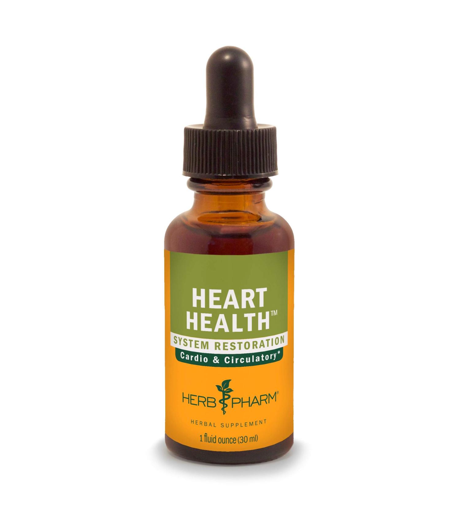 Herb Pharm Heart Health - 1 fl oz (30 ml) | Natural Support for Cardiovascular Wellness - Buy Online on GoSupps.com