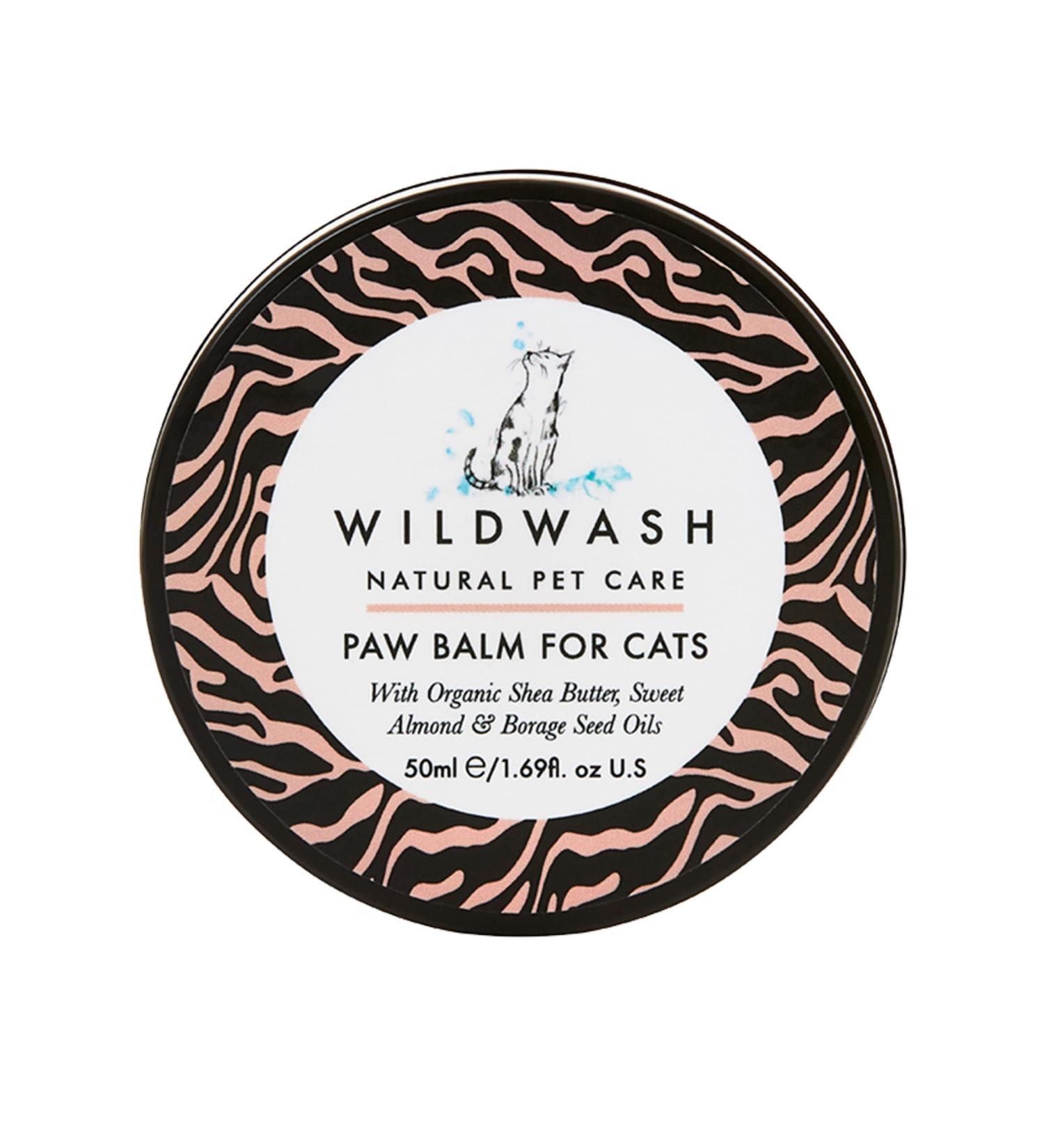 WildWash Cat Paw Balm - Conditioning Treatment for Cracked Paws, Dry Noses, and Calloused Elbows - Natural & Paraben-Free - Buy Online on GoSupps.com