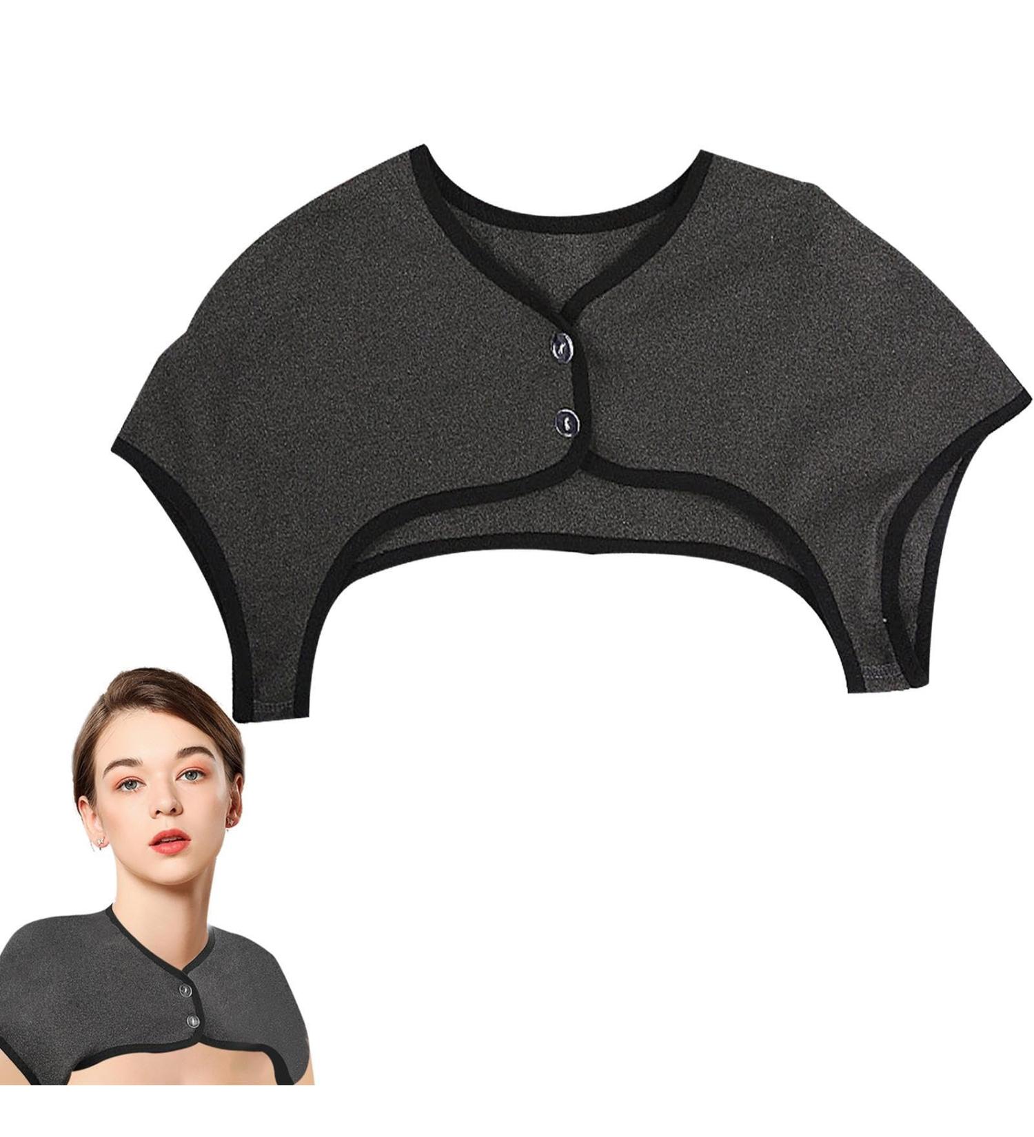 Luckxing 360 Washable Velvet Heating Pillow for Neck & Shoulders - XL Dark Gray | All-Year Relaxation & Comfort - Buy Online on GoSupps.com
