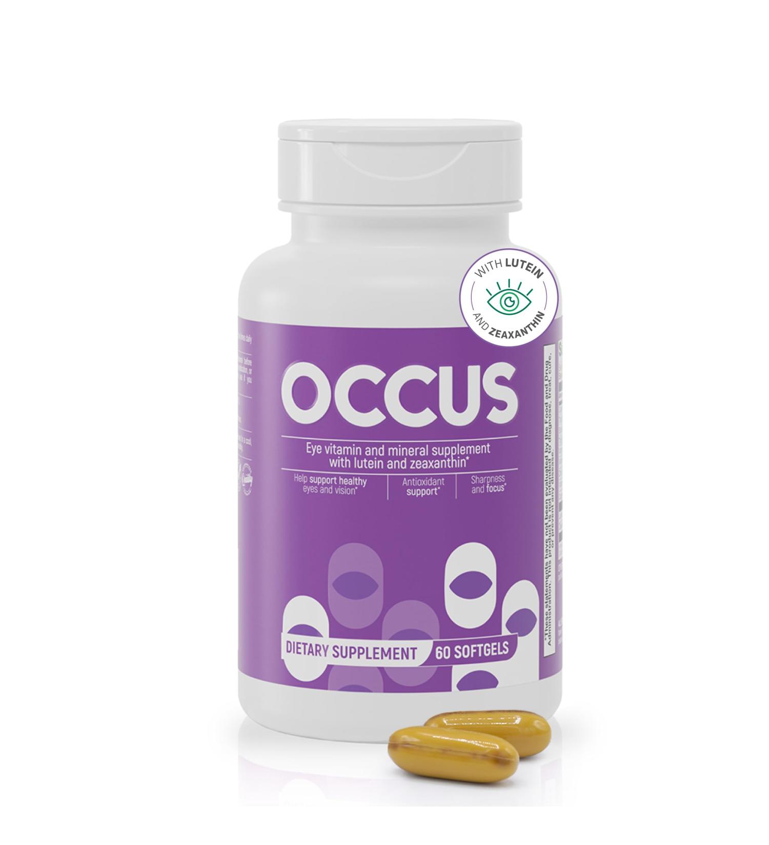 Nutra Nutrition Eye Vitamins with Lutein & Zeaxanthin Vision Support Supplement with Beta Carotene, Zinc & Vitamin A 60 Softgels - Buy Online on GoSupps.com