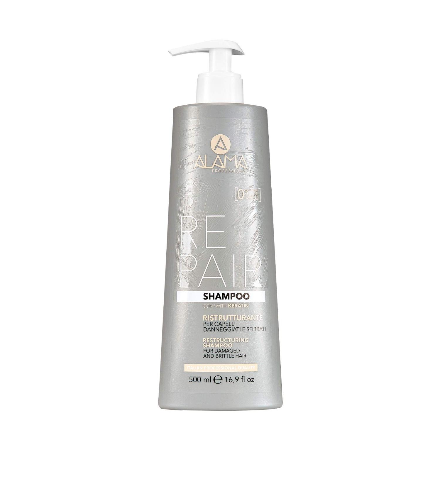 Professional Mark Alama Professional Repair Restructuring Shampoo with keratin for damaged and brittle hair 500 ml