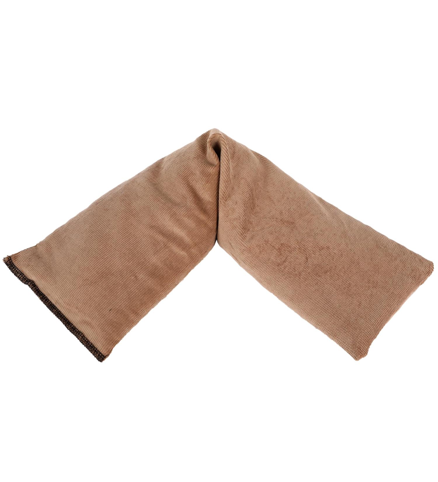 Microwavable Unscented Wheat Bags Corduroy Microwave Heat Pack for Back Neck Joints and Shoulder Pain Relief 44cmx13cm (Brown) Unscented (44cmx13cm) Corduroy - Brown - Buy Online on GoSupps.com