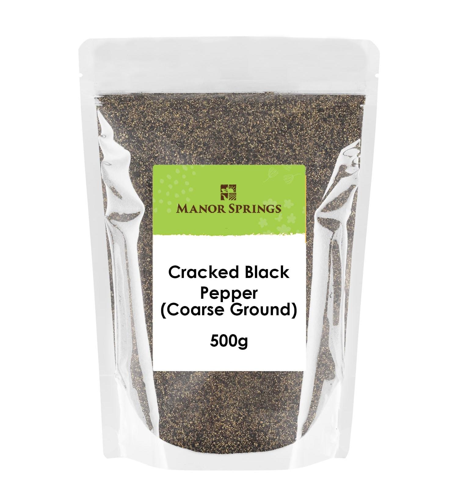 Cracked Black Pepper (Coarse Ground) 500g