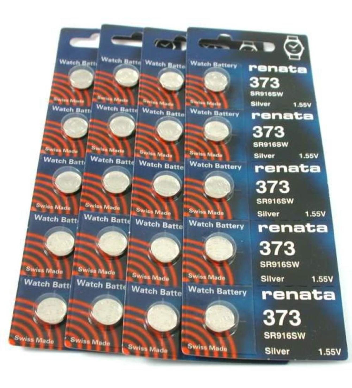 #373 Renata Watch Batteries 20Pcs