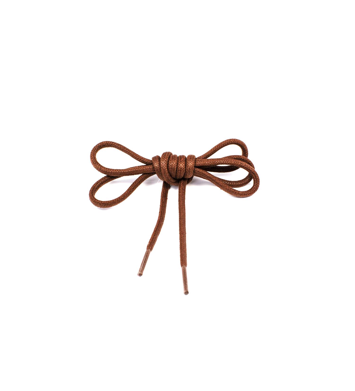 pedag Round Waxed Thick Laces Cotton Blend Stays Tight When Laced Fits Standard Holes & Eyelets Good for Hiking Boots Dark Brown 36" Long 36 Inches Dark Brown