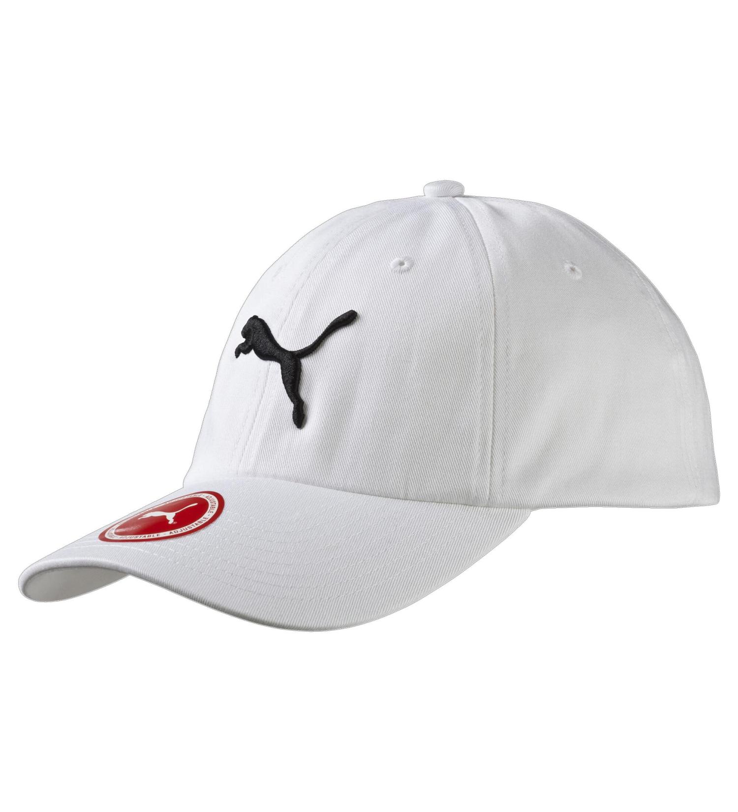 Puma Unisex Ess Cap for Adults - Stylish White Big Cat Hat | International Shipping Available - Buy Online on GoSupps.com