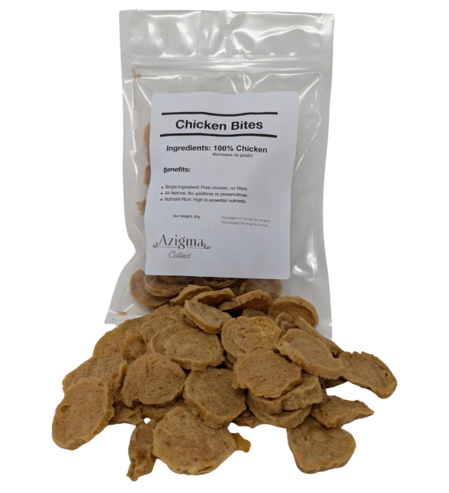 Chicken Bites for Dogs Natural Bite-Sized Treats (85g) - Buy Online on GoSupps.com