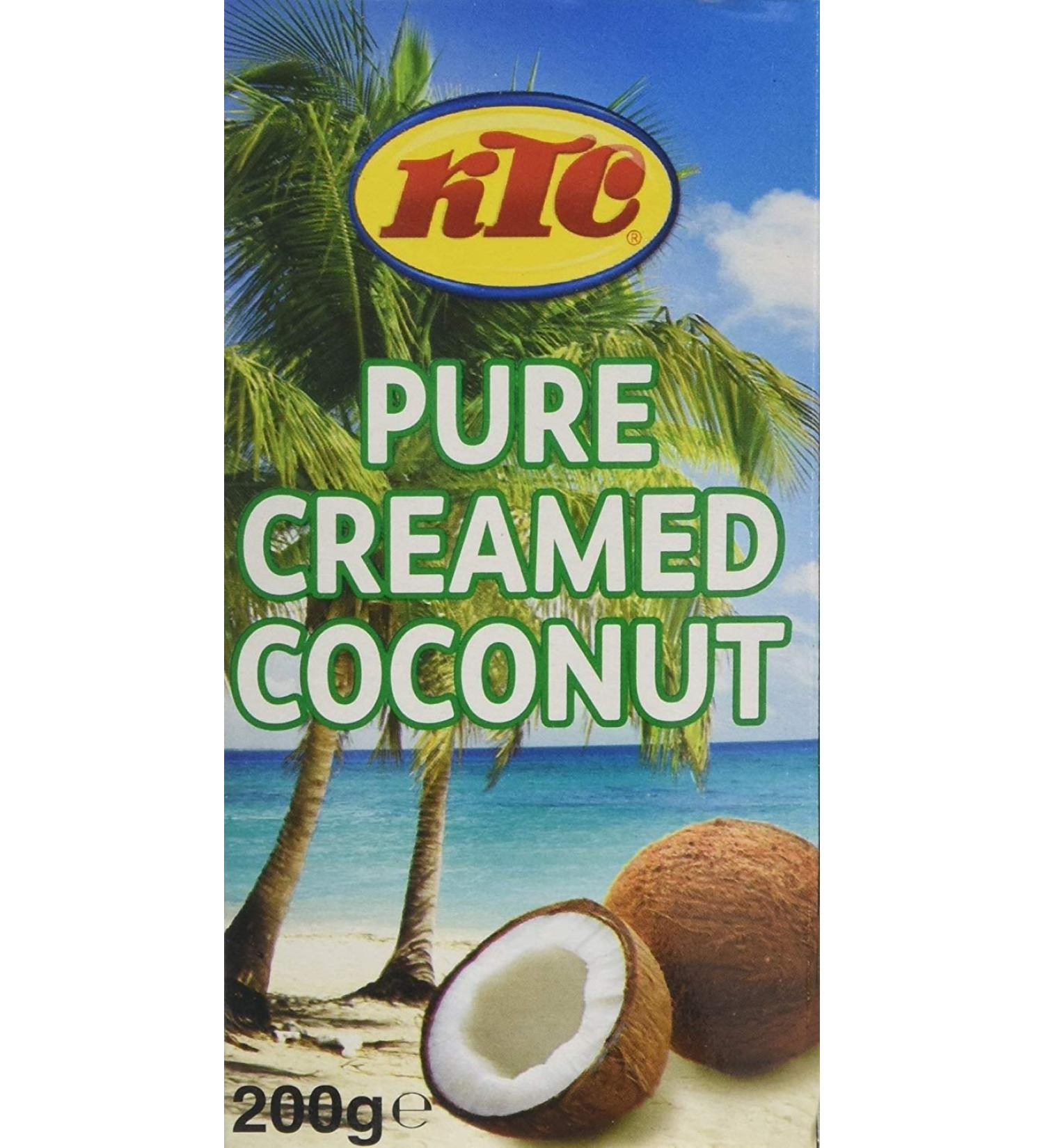 KTC Pure Cr me de Coco KTC - 200 g - Lot de 3