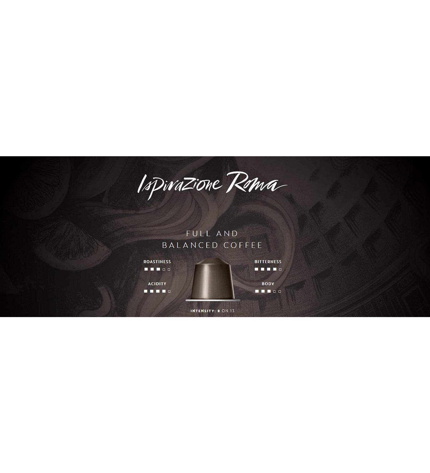 Nespresso 60 Italian Inspiration Roma Nespresso Coffee Capsules. - Buy Online on GoSupps.com