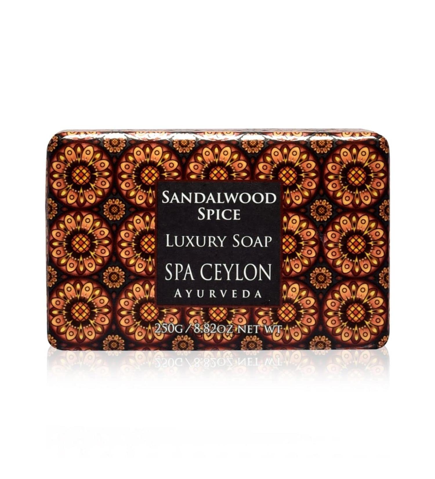 Buy SPA CEYLON Sandalwood Spice Luxury Herbal Soap - All Natural Bath Soap for All Skin Types - International Shipping Available - Buy Online on GoSupps.com