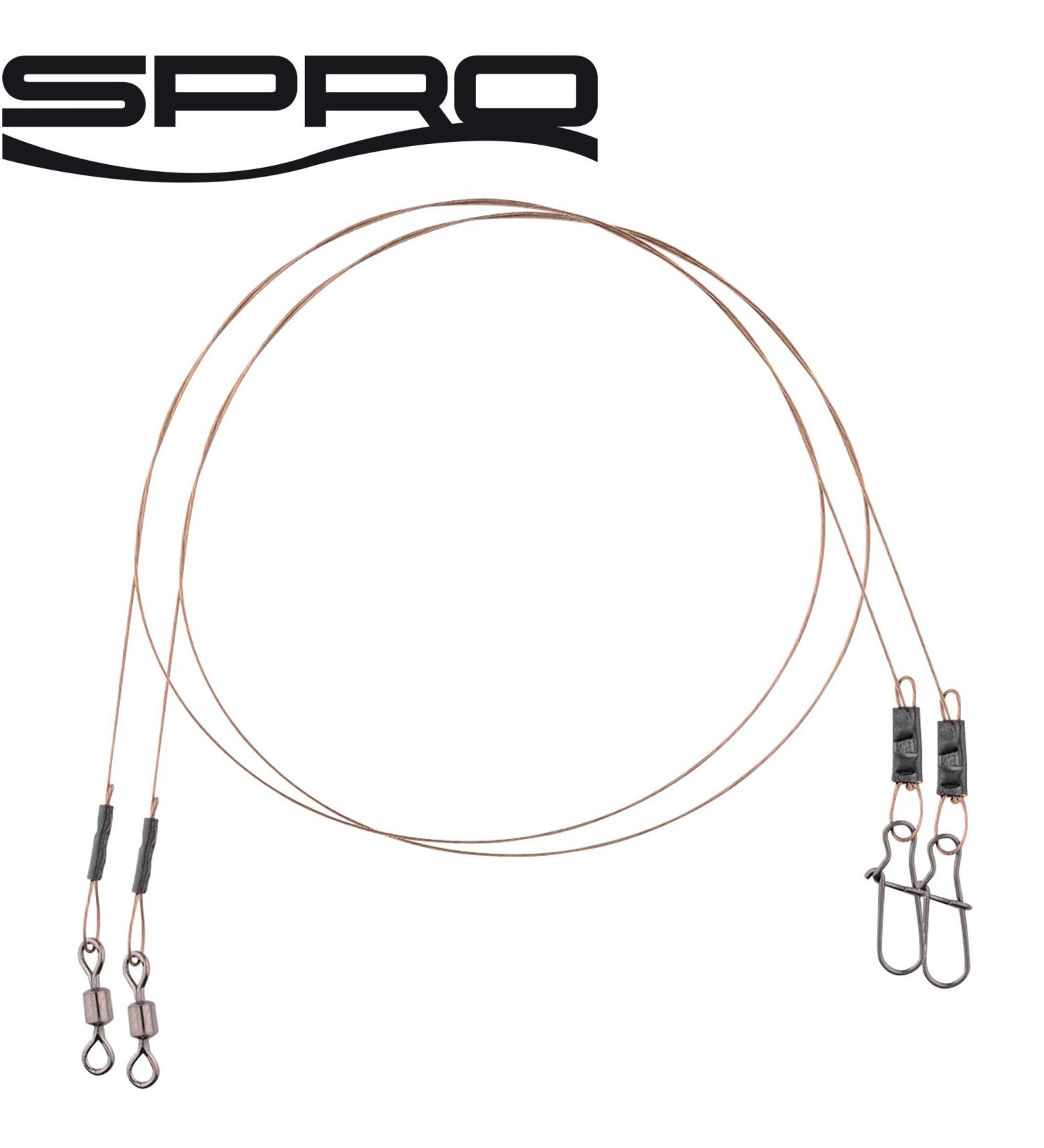 Spro Pike Fighter Fine Leader 1x19-2 steel foreepfaches for spin fishing steel leader for spin fishing leader for pike fishing - 6.8kg