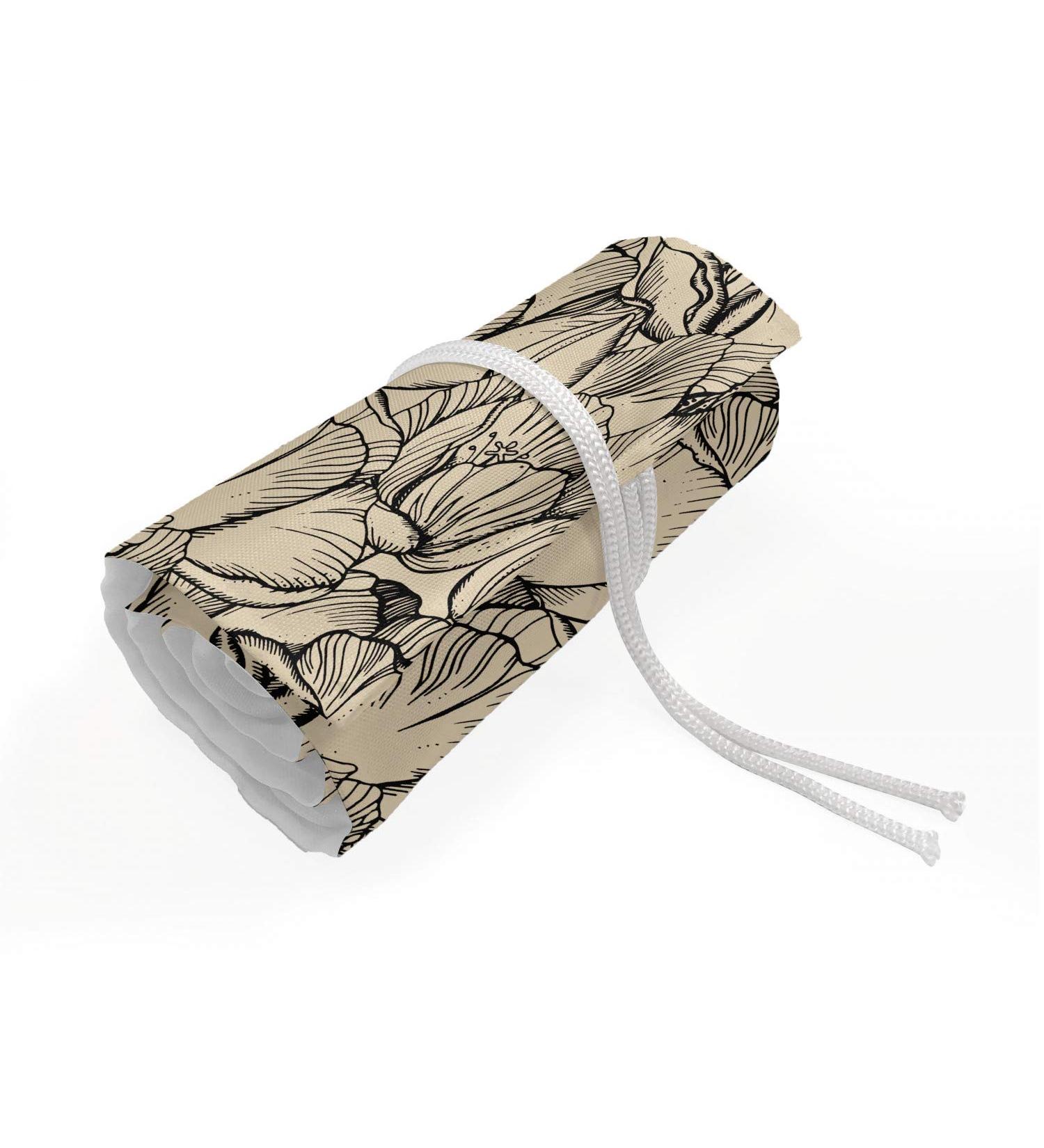 ABAKUHAUS Botanico Roll Up Pencil Case Vintage Madre Natura Arte Durable & Portable Pencil Organizer 36 Holes Beige and Talpa - Buy Online on GoSupps.com