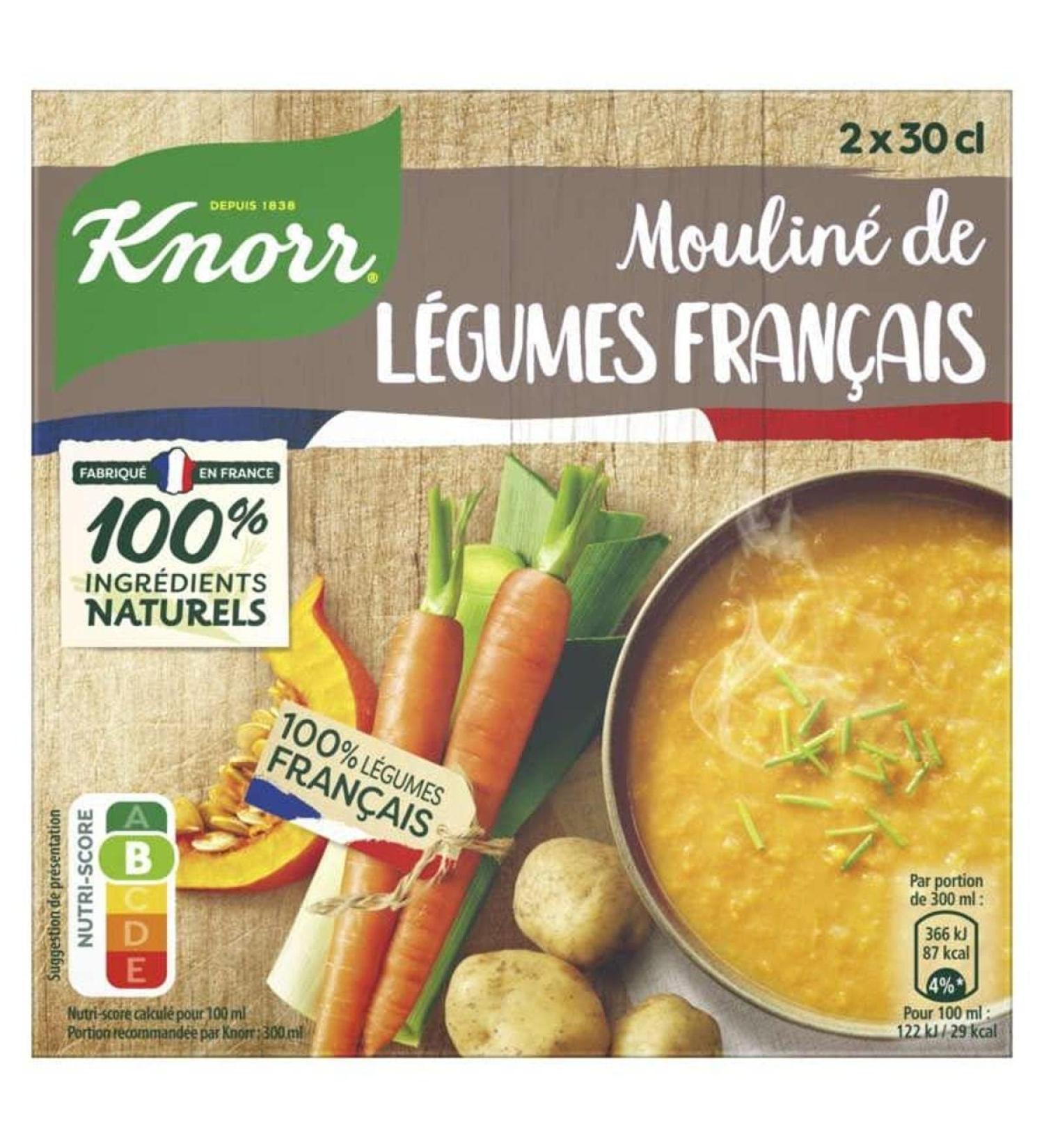 Knorr Knorr French Vegetable Pur ed Liquid Soup 2x 300ml
